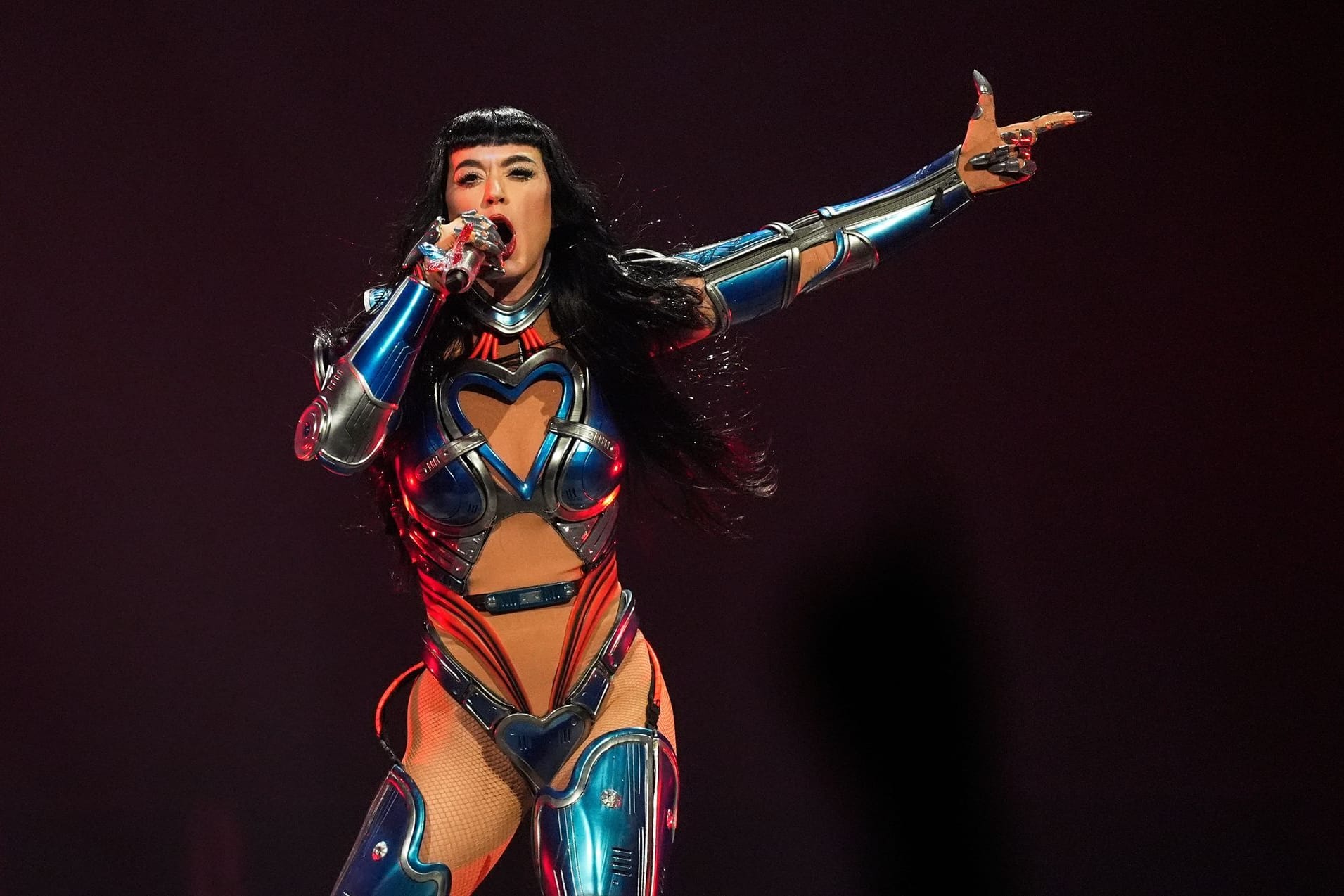 Katy Perry bei einem Auftritt während ihrer "Lifetimes"-Tour.