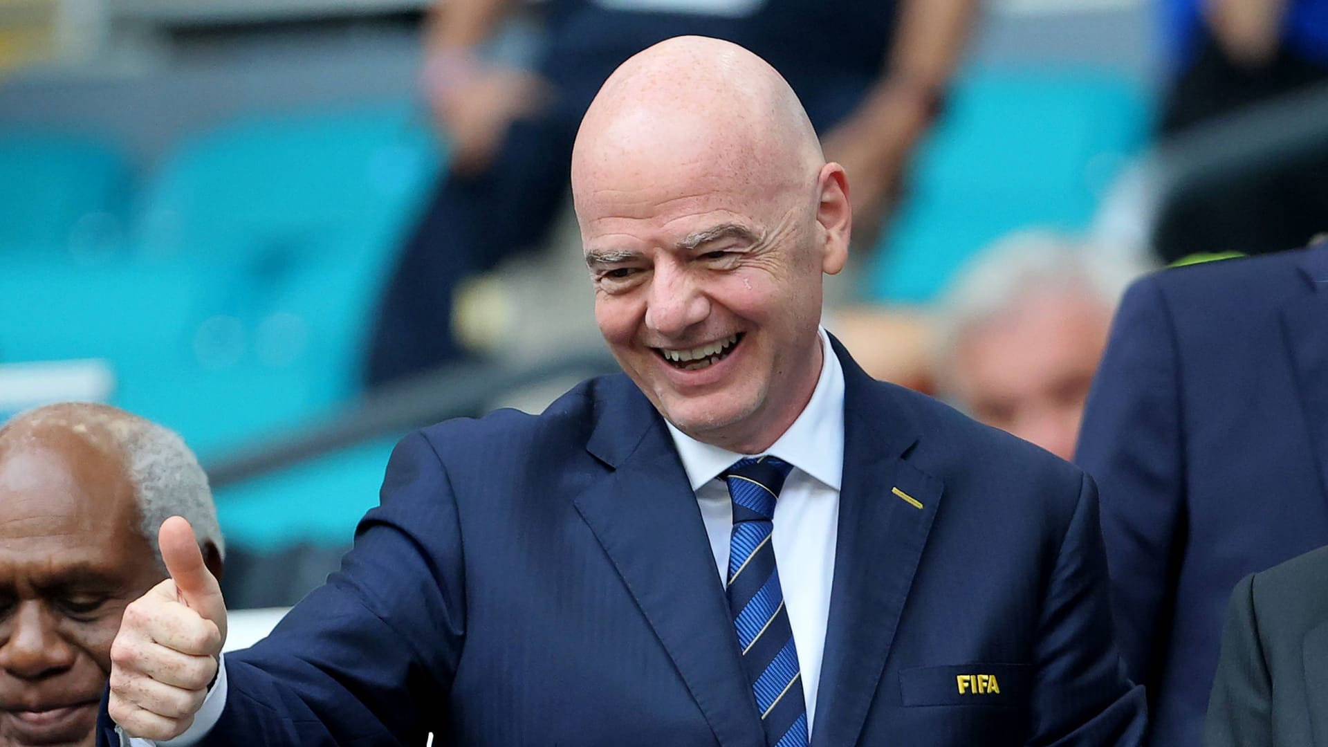 Gianni Infantino: Laut ihm ist Donald Trump ein "großer Fußballfan"