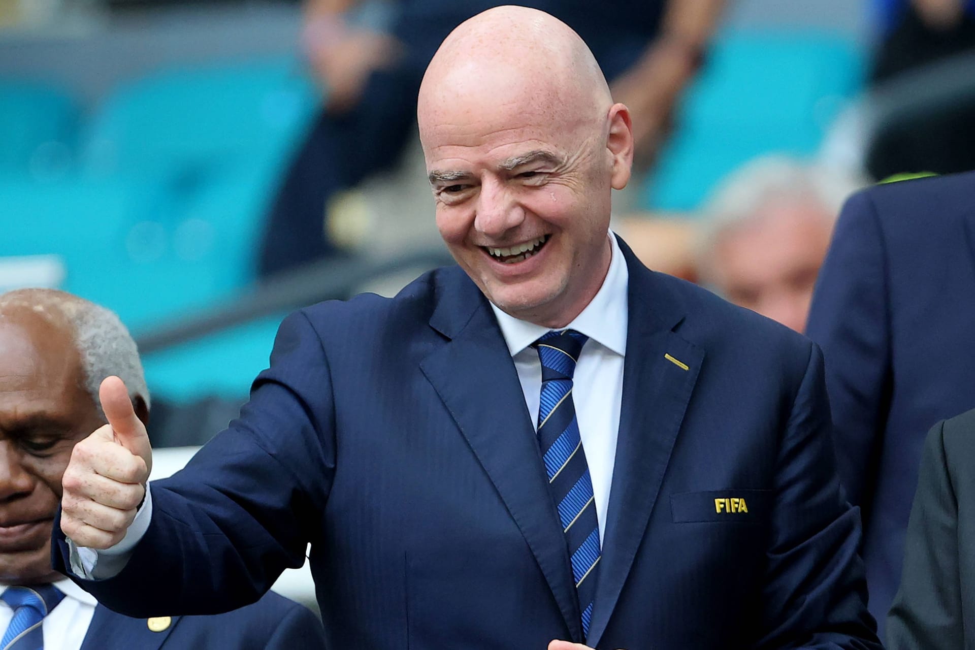 Gianni Infantino: Laut ihm ist Donald Trump ein "großer Fußballfan"