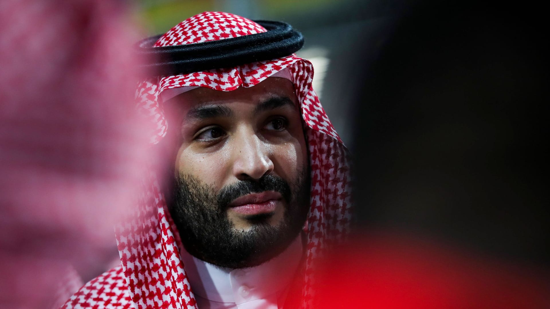 Der saudische Kronprinz Mohammad Bin Salman zu Besuch beim Formel-Rennen in Jiddah.