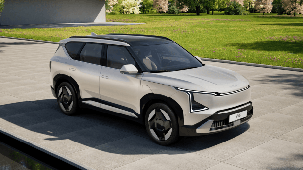 Beliebte Form: Der Kia EV5 bedient das gefragte Segment der kompakten SUV.