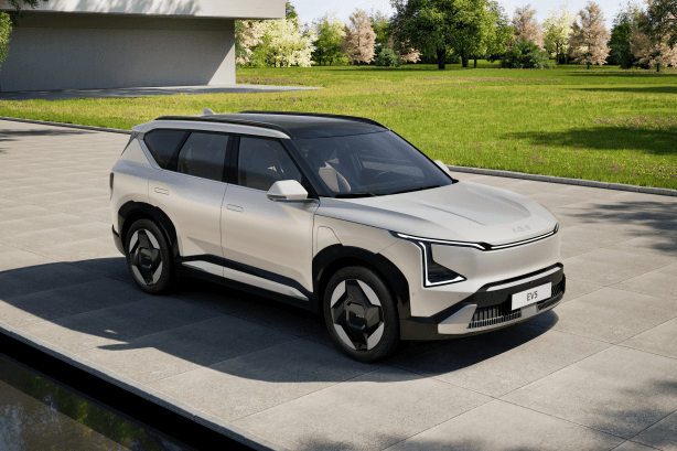Beliebte Form: Der Kia EV5 bedient das gefragte Segment der kompakten SUV.