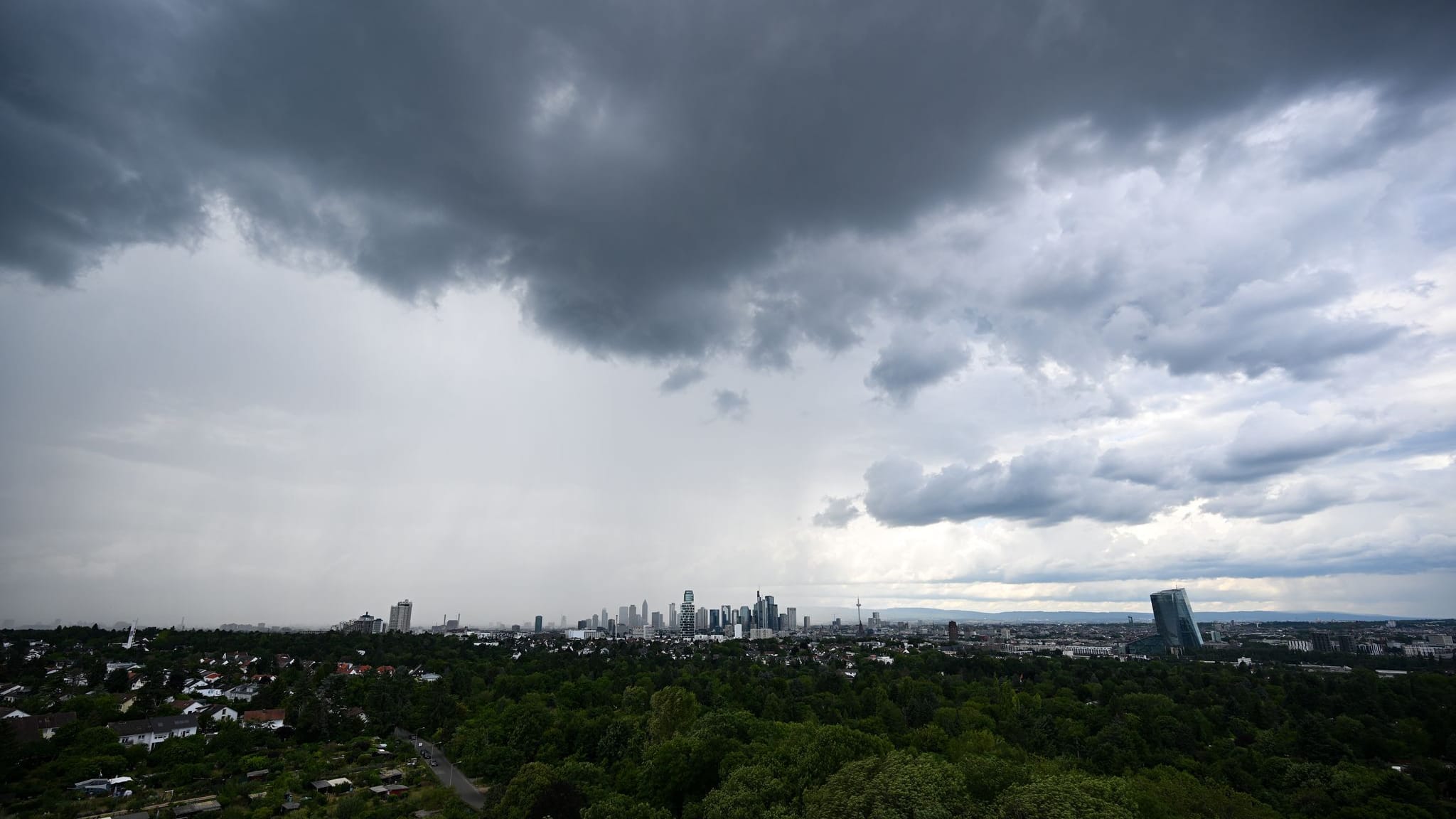 Regenwetter in Frankfurt am Main