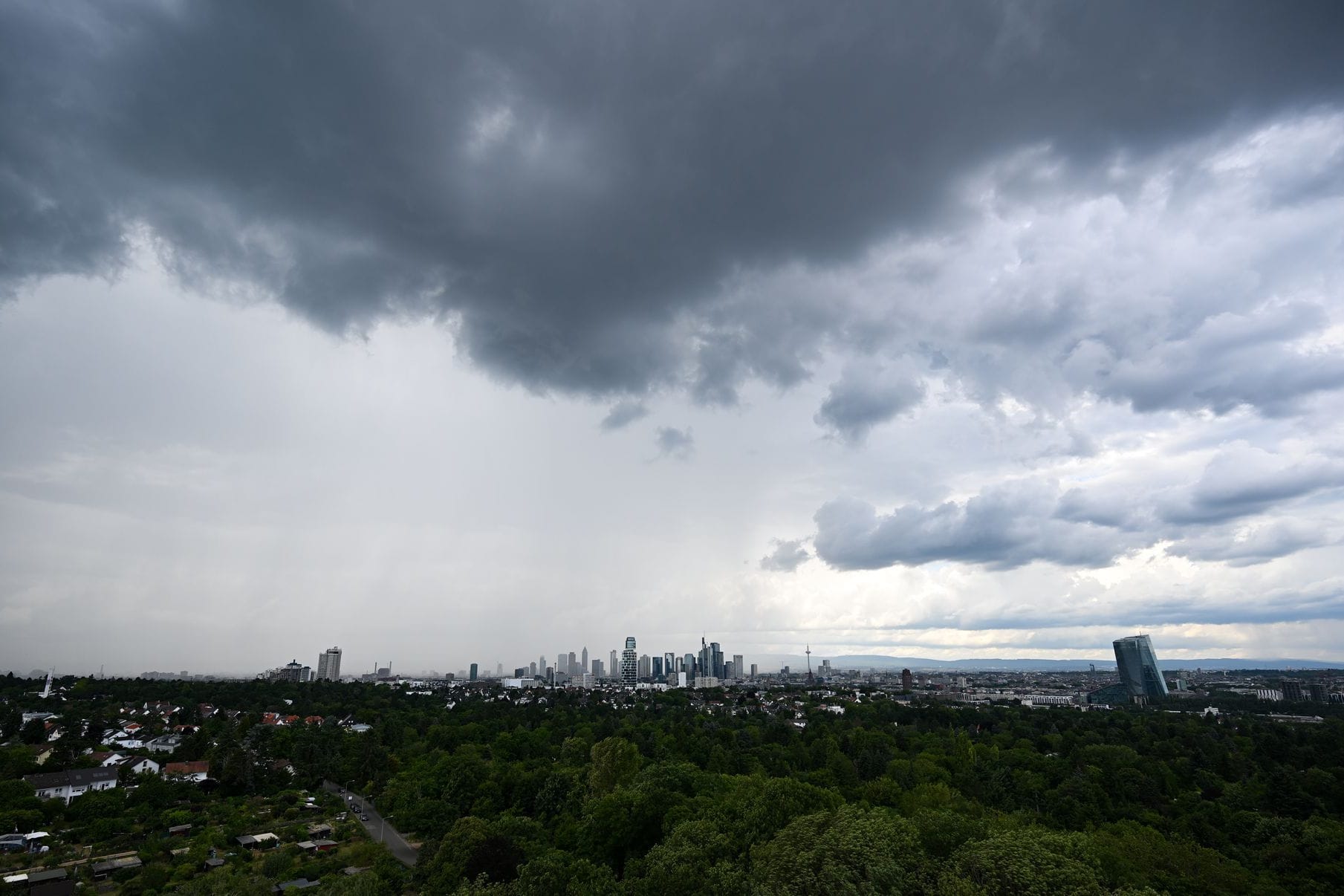 Regenwetter in Frankfurt am Main