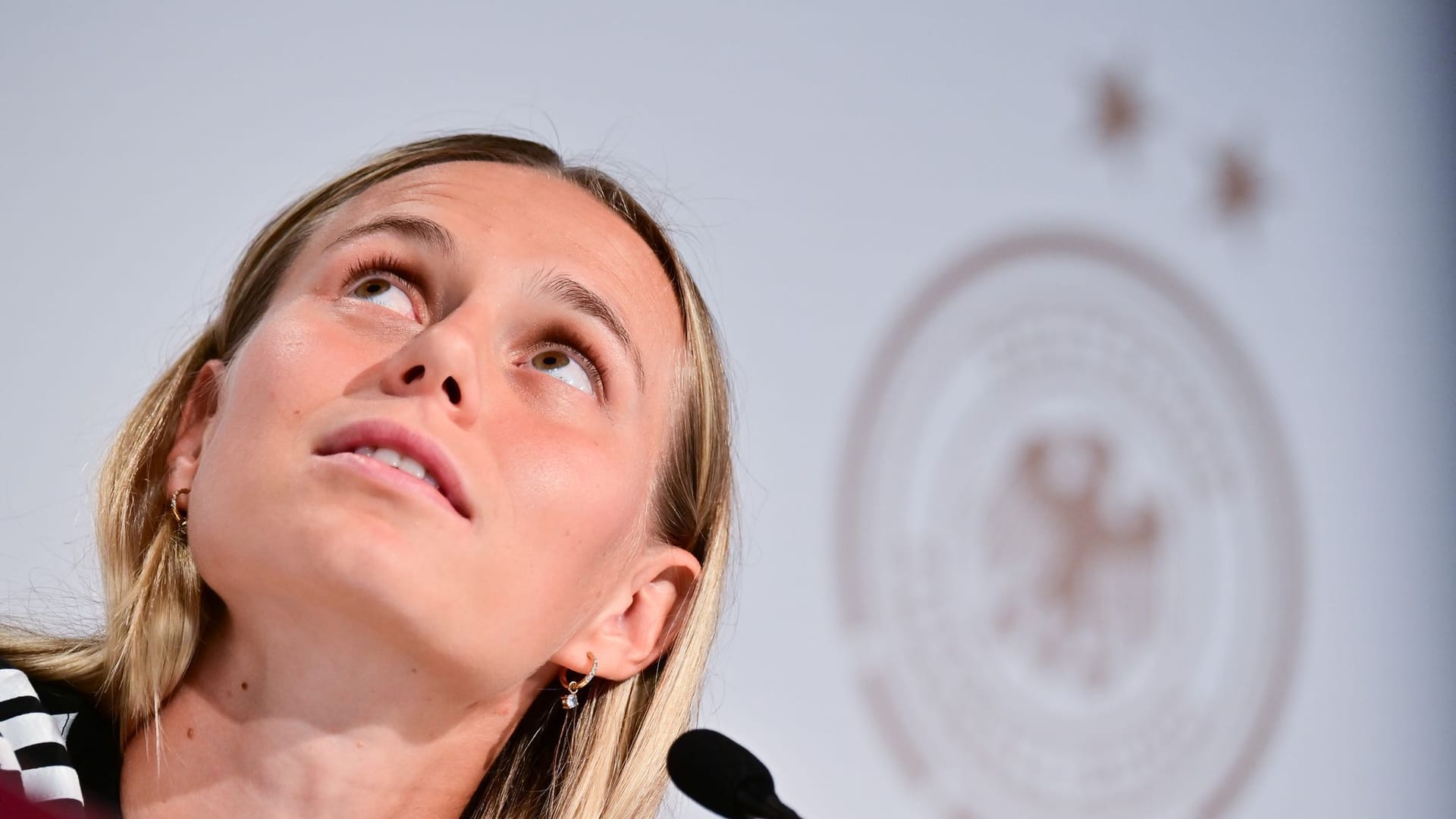 Frauenfußball-EM - Pressekonferenz Deutschland