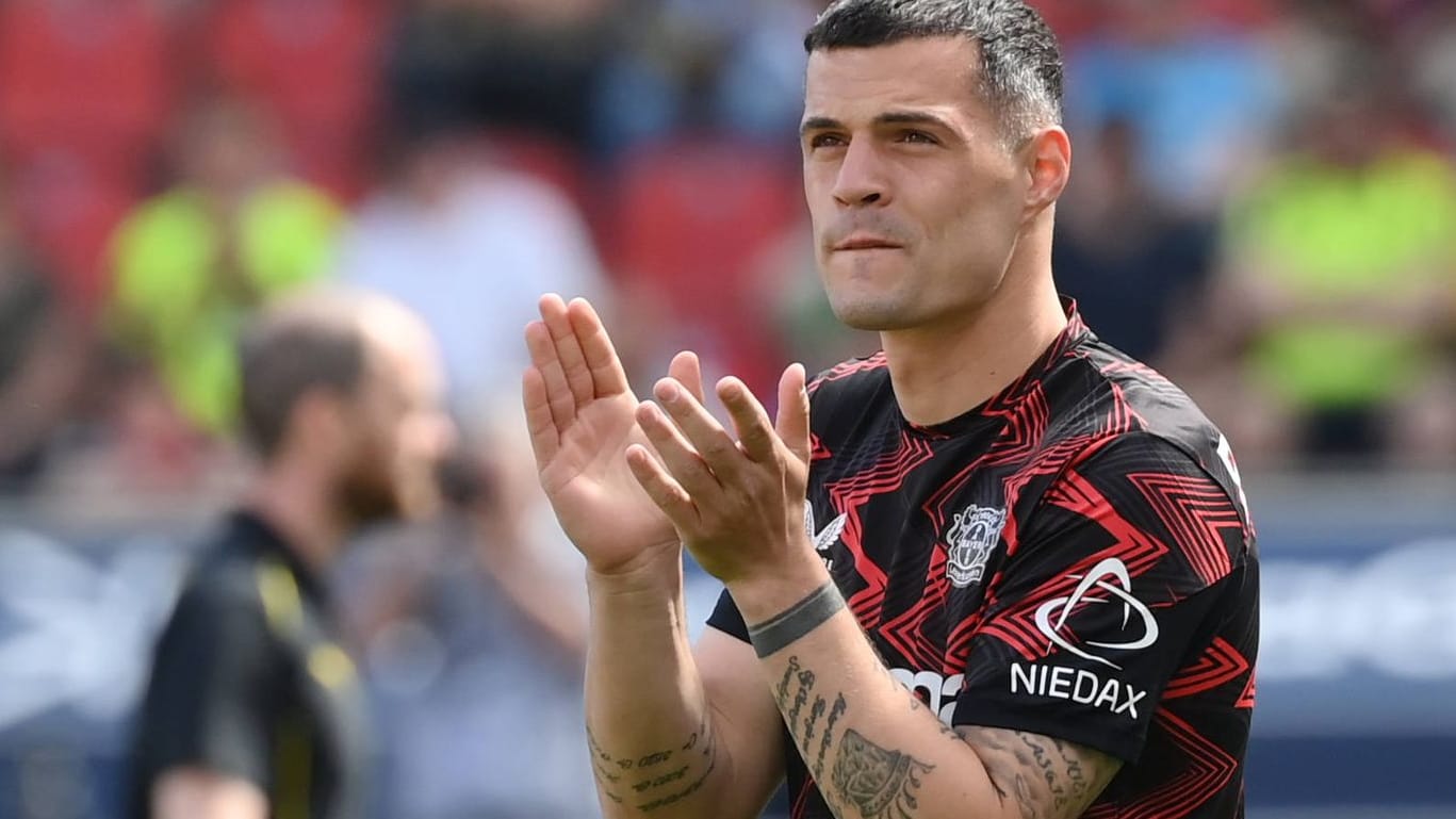 Granit Xhaka: Der Leverkusener Mittelfeldchef will nach England wechseln.