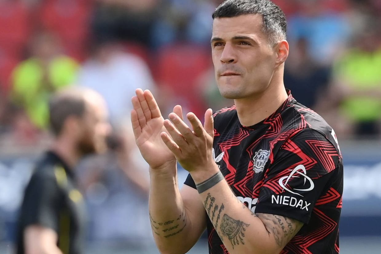 Granit Xhaka: Der Leverkusener Mittelfeldchef will nach England wechseln.
