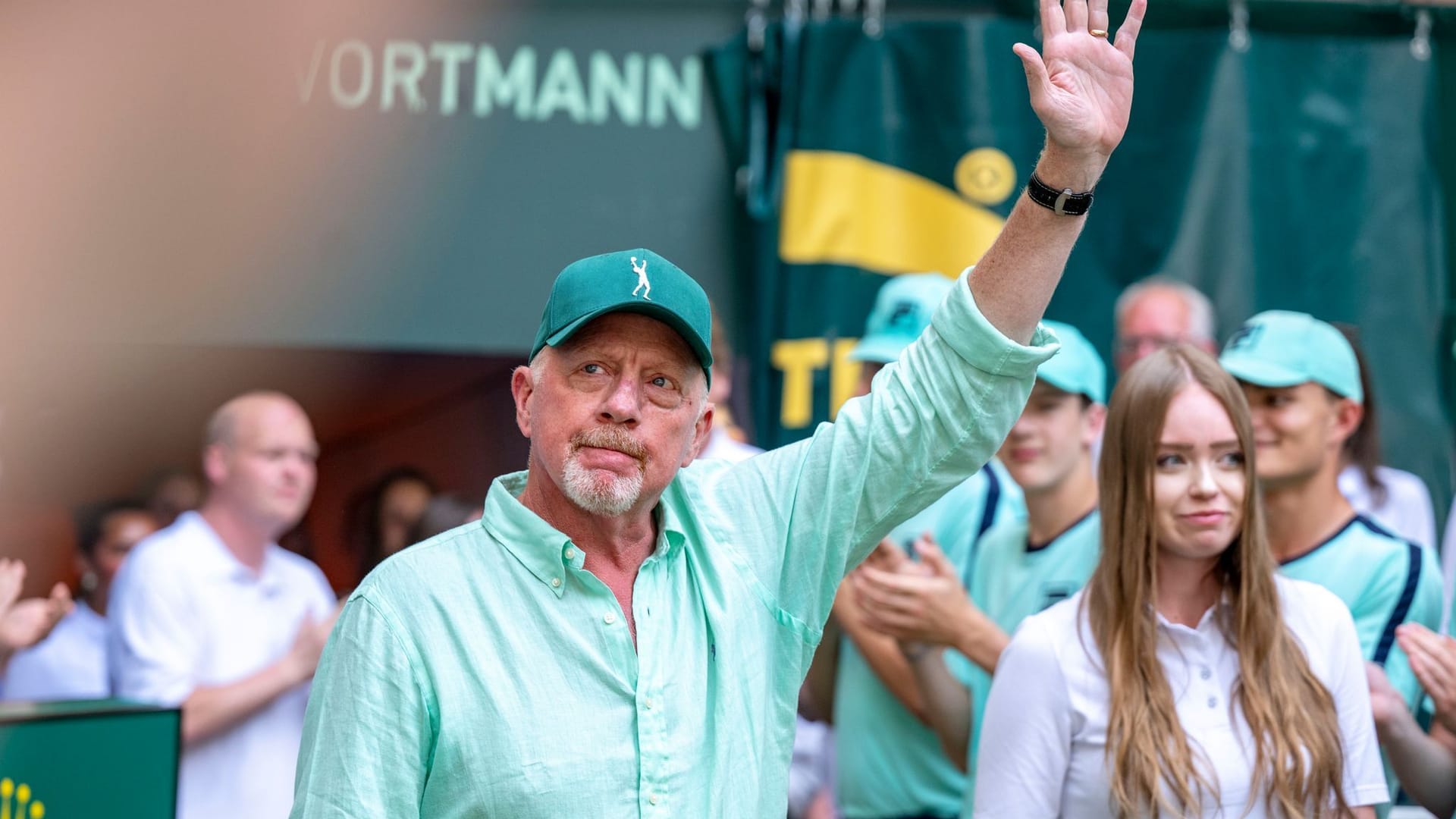 Boris Becker in Halle/Westfalen