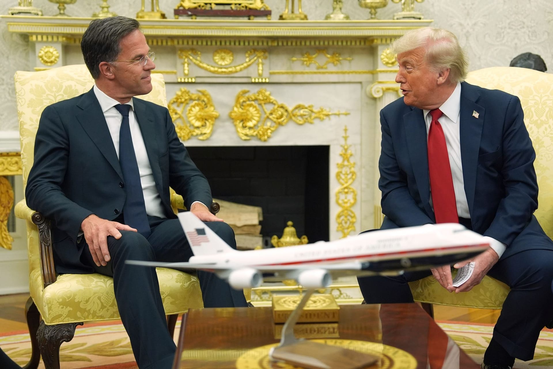NATO-Generalsekretär Rutte bei US-Präsident Trump