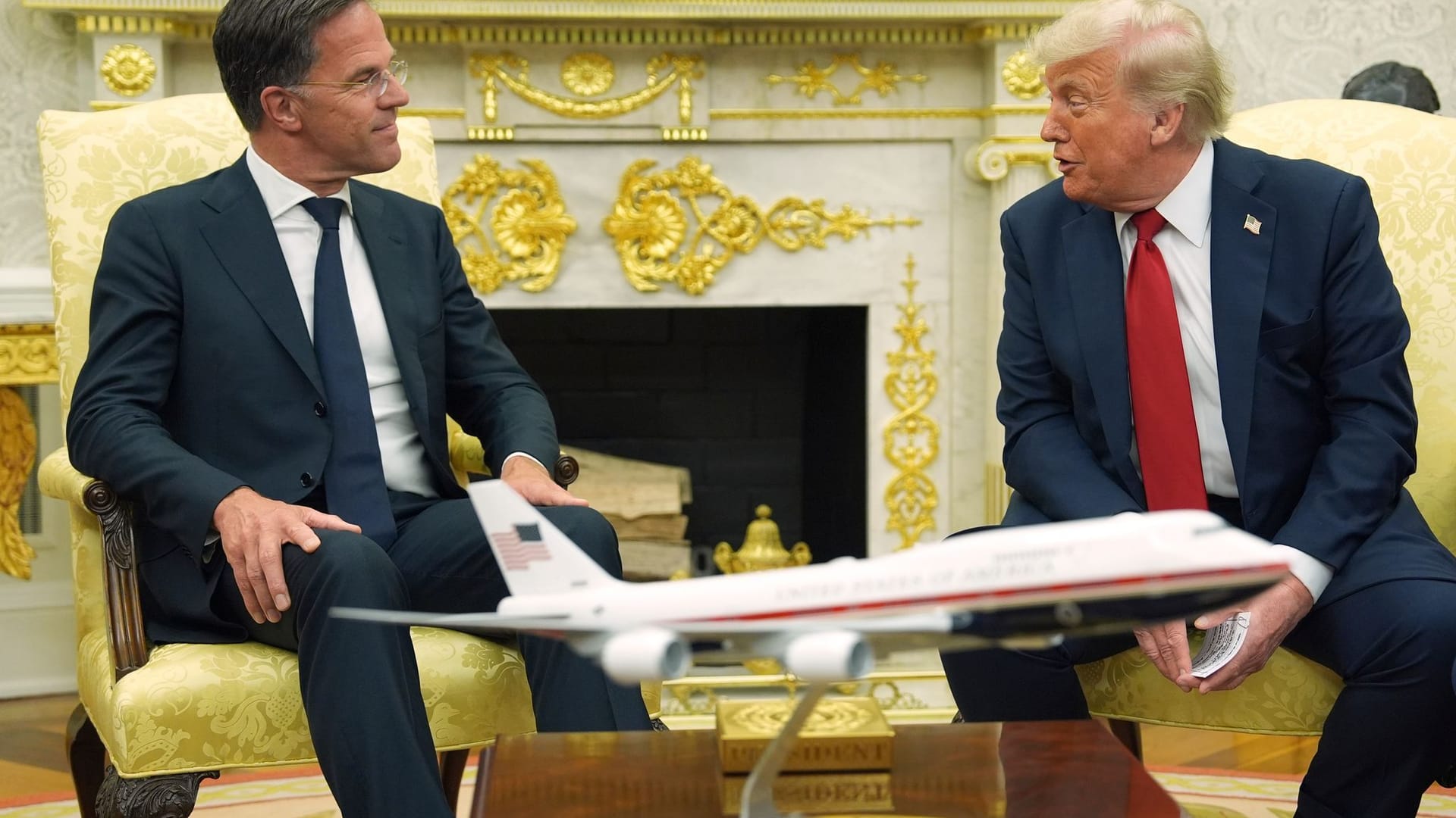 NATO-Generalsekretär Rutte bei US-Präsident Trump