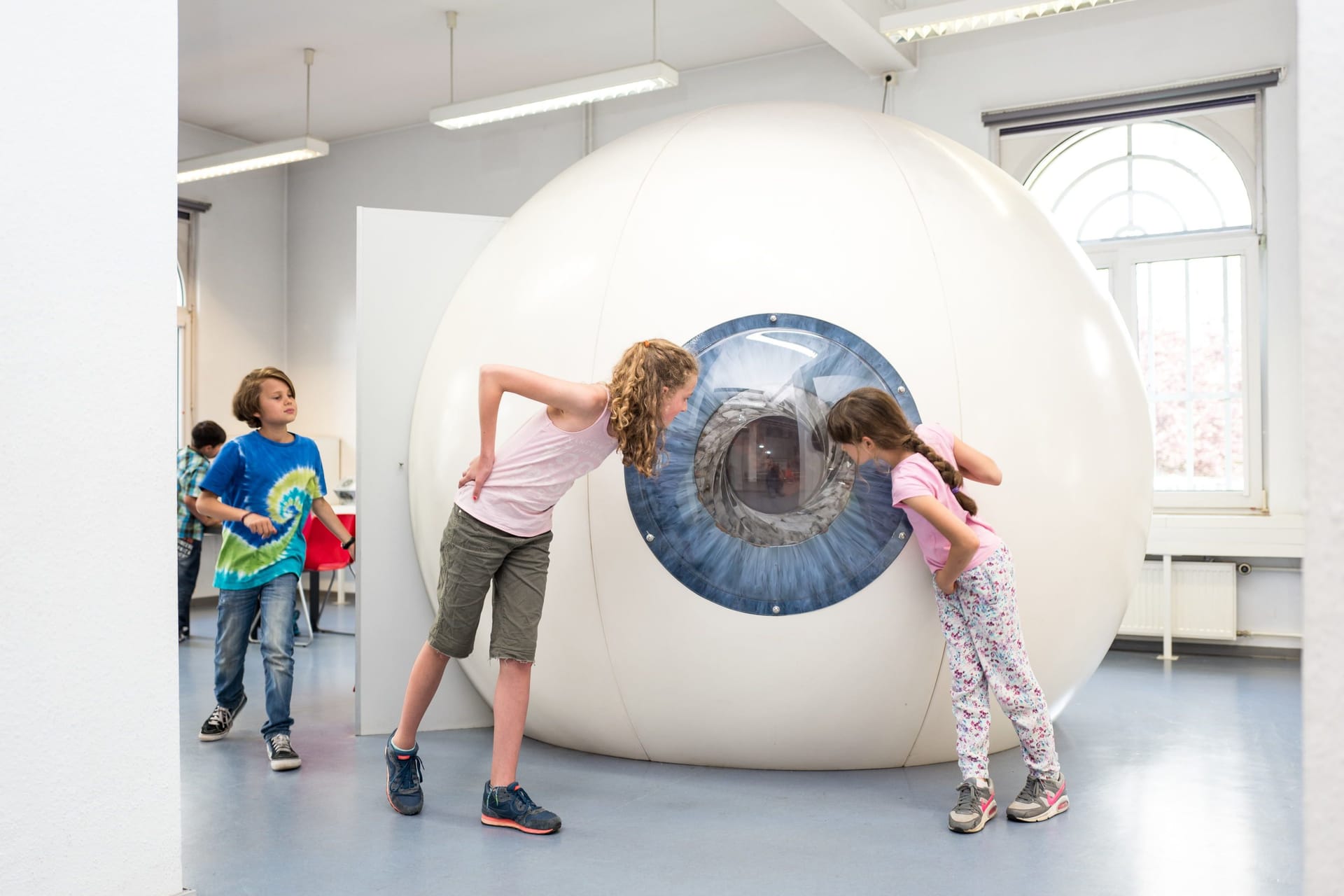 Ein begehbares Auge im Experiminta in Frankfurt (Archivfoto): Das Museum hat noch 18 Monate Zeit, um einen neuen Standort zu finden.