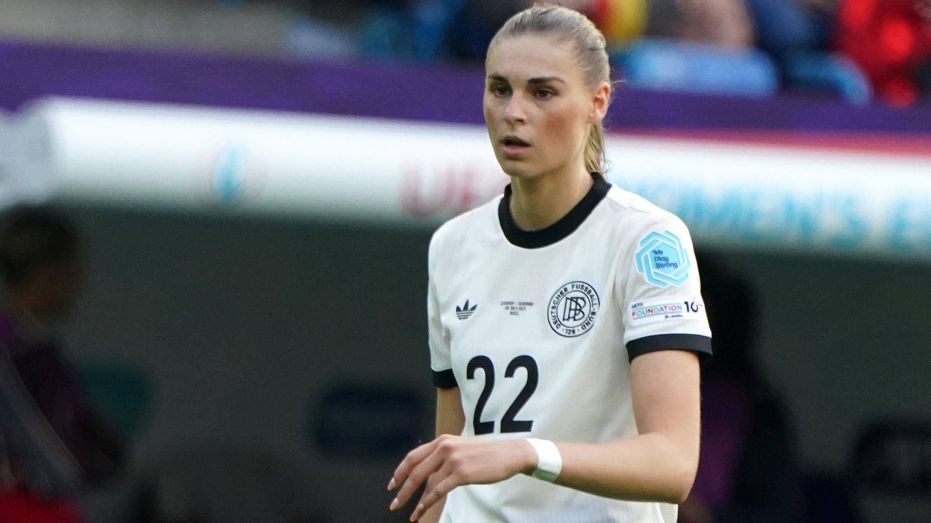 Jule Brand: Die Offensivspielerin ist fester Bestandteil der DFB-Startelf.