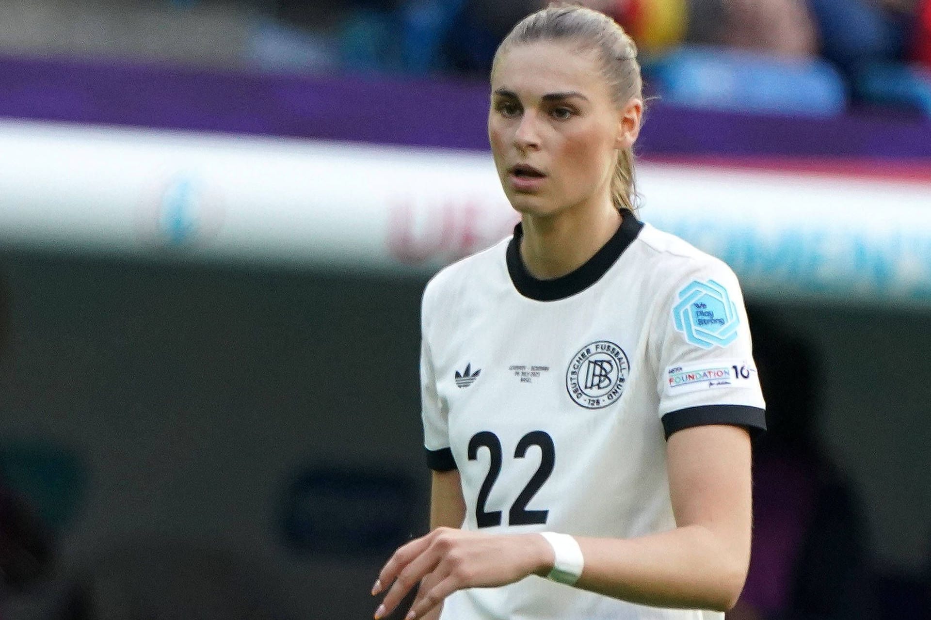 Jule Brand: Die Offensivspielerin ist fester Bestandteil der DFB-Startelf.