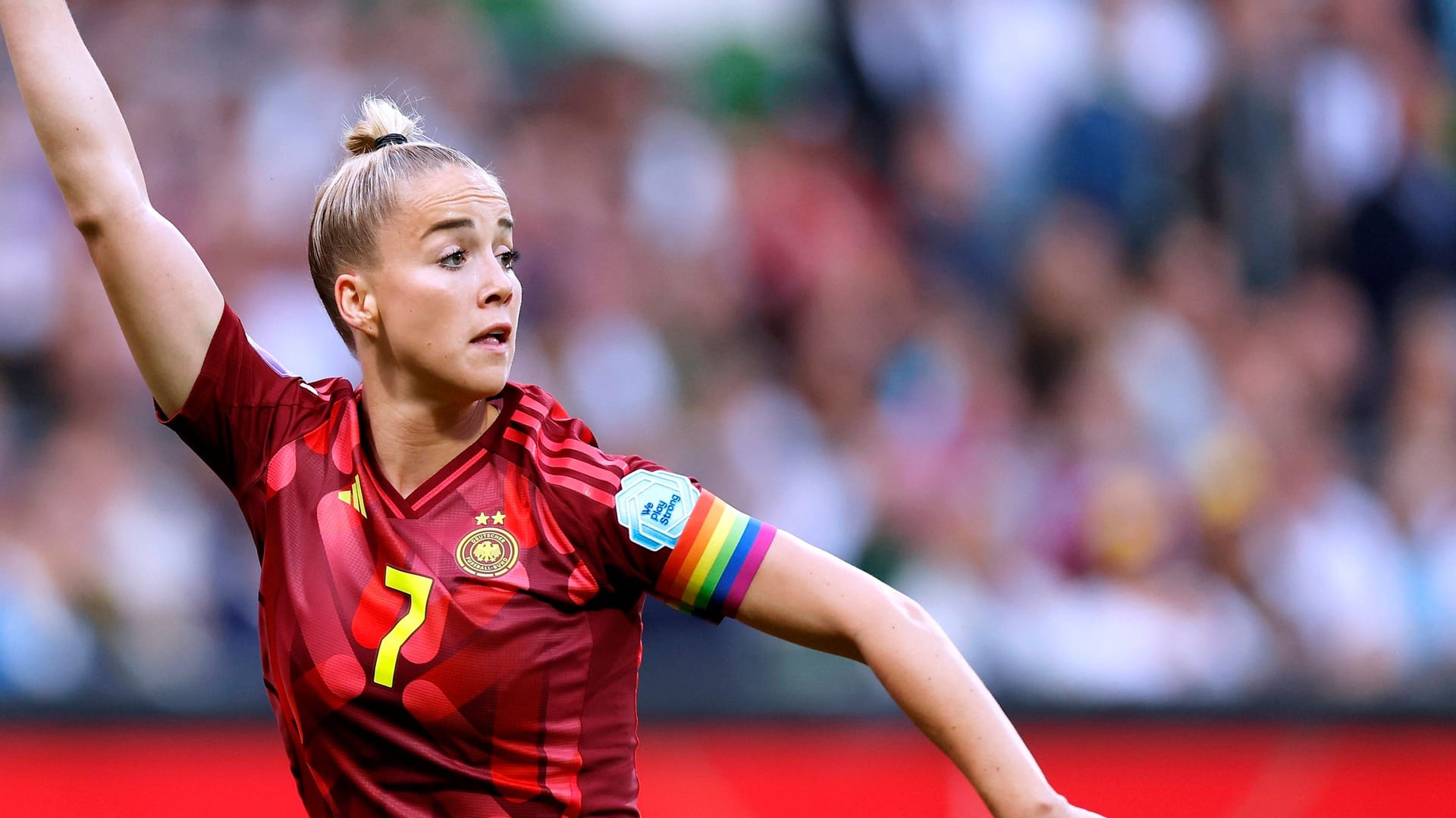 Giulia Gwinn: Sie hat bisher 63 Spiele im DFB-Team absolviert.
