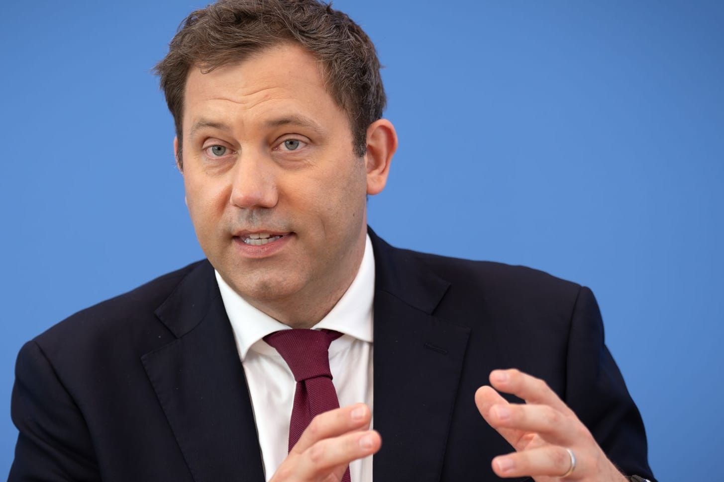 Pressekonferenz Bundesfinanzminister Klingbeil