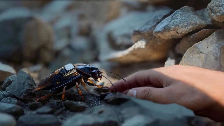Das Unternehmen Swarm Biotactics setzt auf Insekten mit Mini-Sendern, um im Kriegsfall an wichtige Informationen zu kommen. Das Unternehmen Swarm Biotactics setzt auf Insekten mit Mini-Sendern, um im Kriegsfall an wichtige Informationen zu kommen.