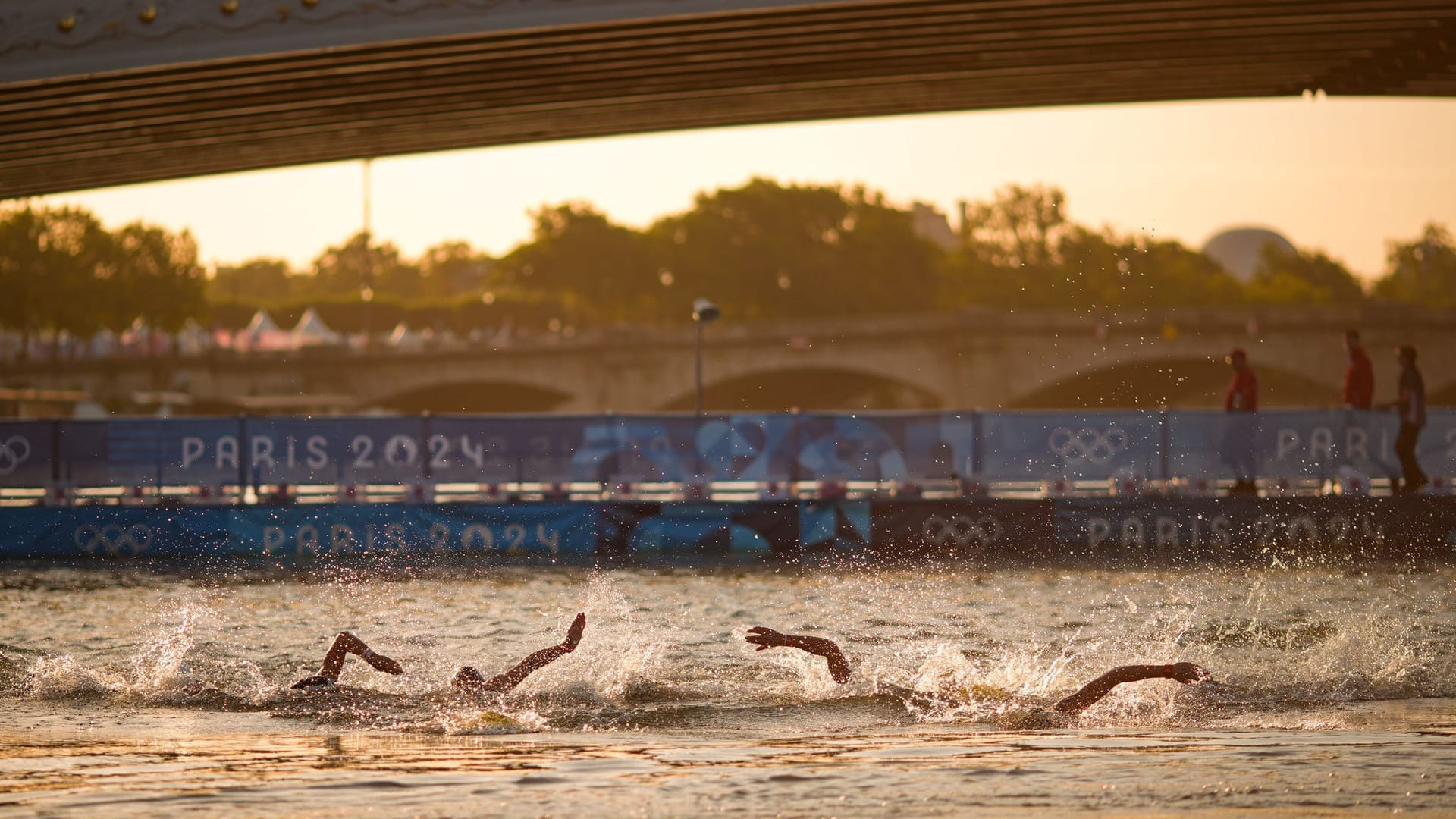 Schwimmen in der Seine
