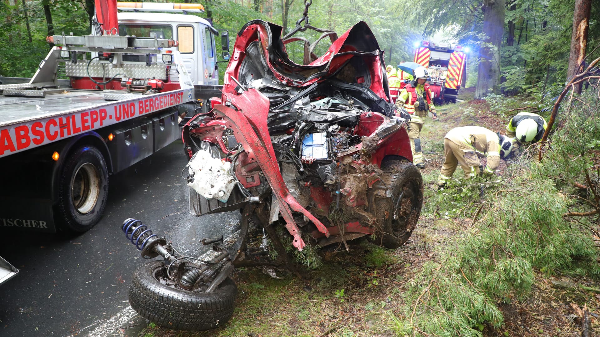 Unfall in Dresdner Heide