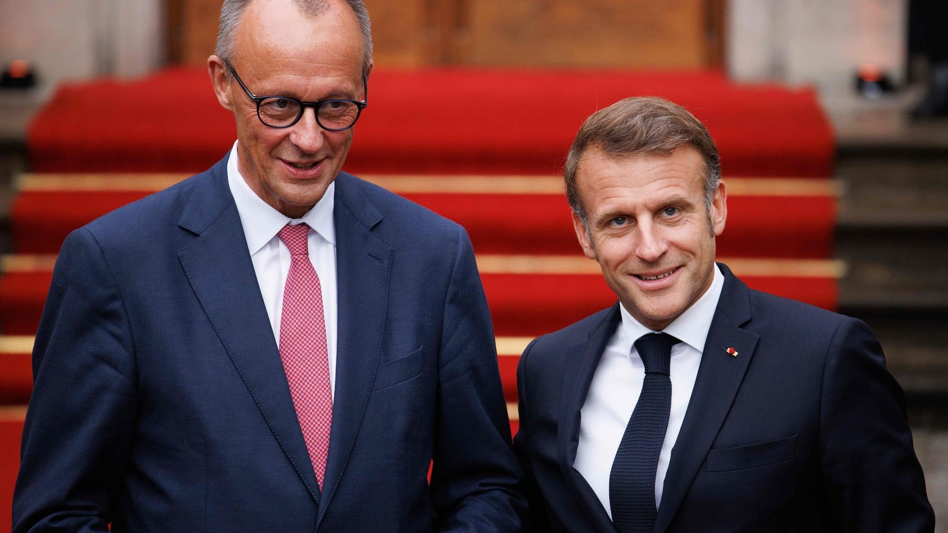 Kanzler Merz empfängt Frankreichs Präsident Macron Kanzler Merz empfängt Frankreichs Präsident Macron
