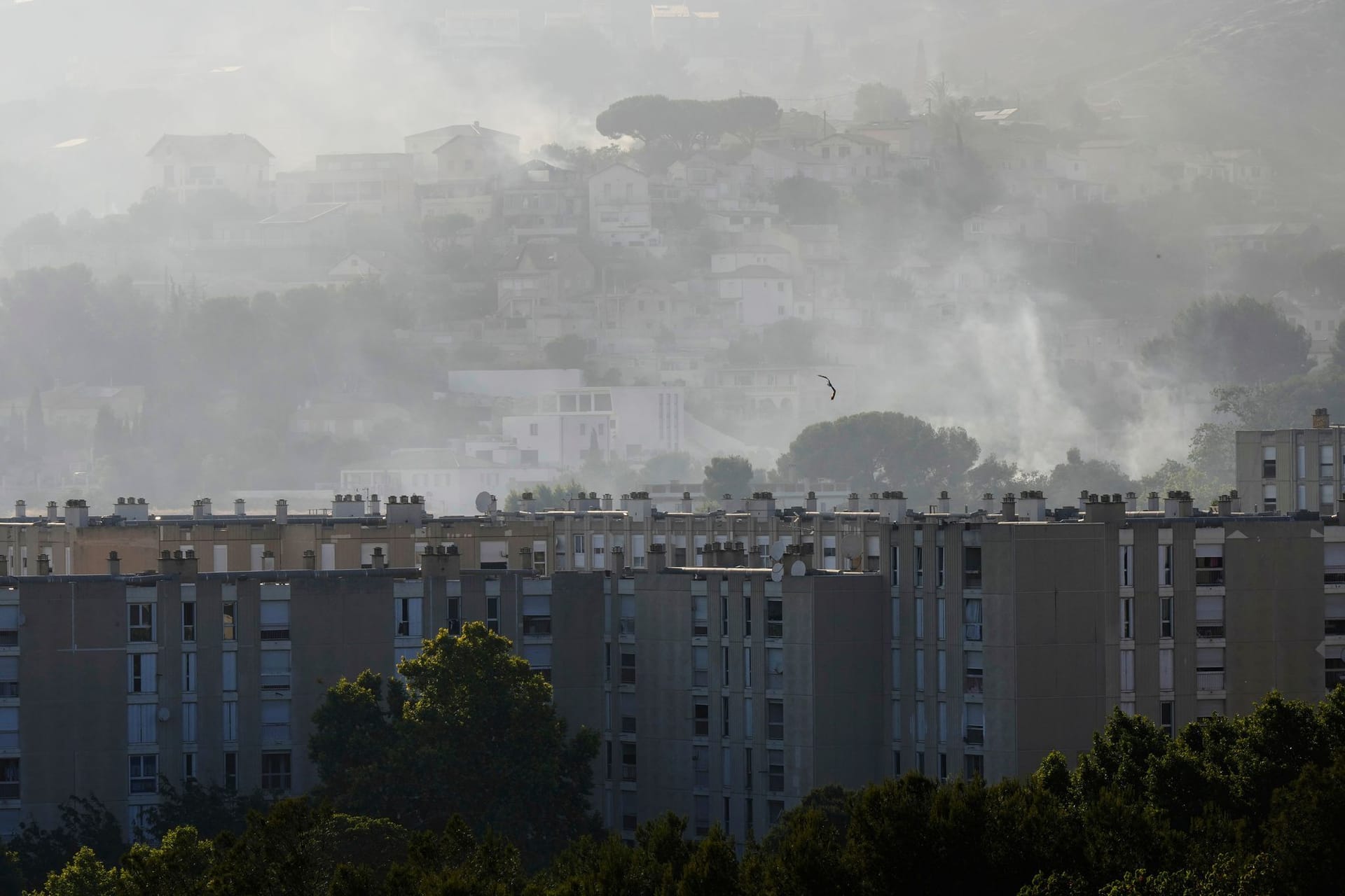 Flächenbrand in Frankreich