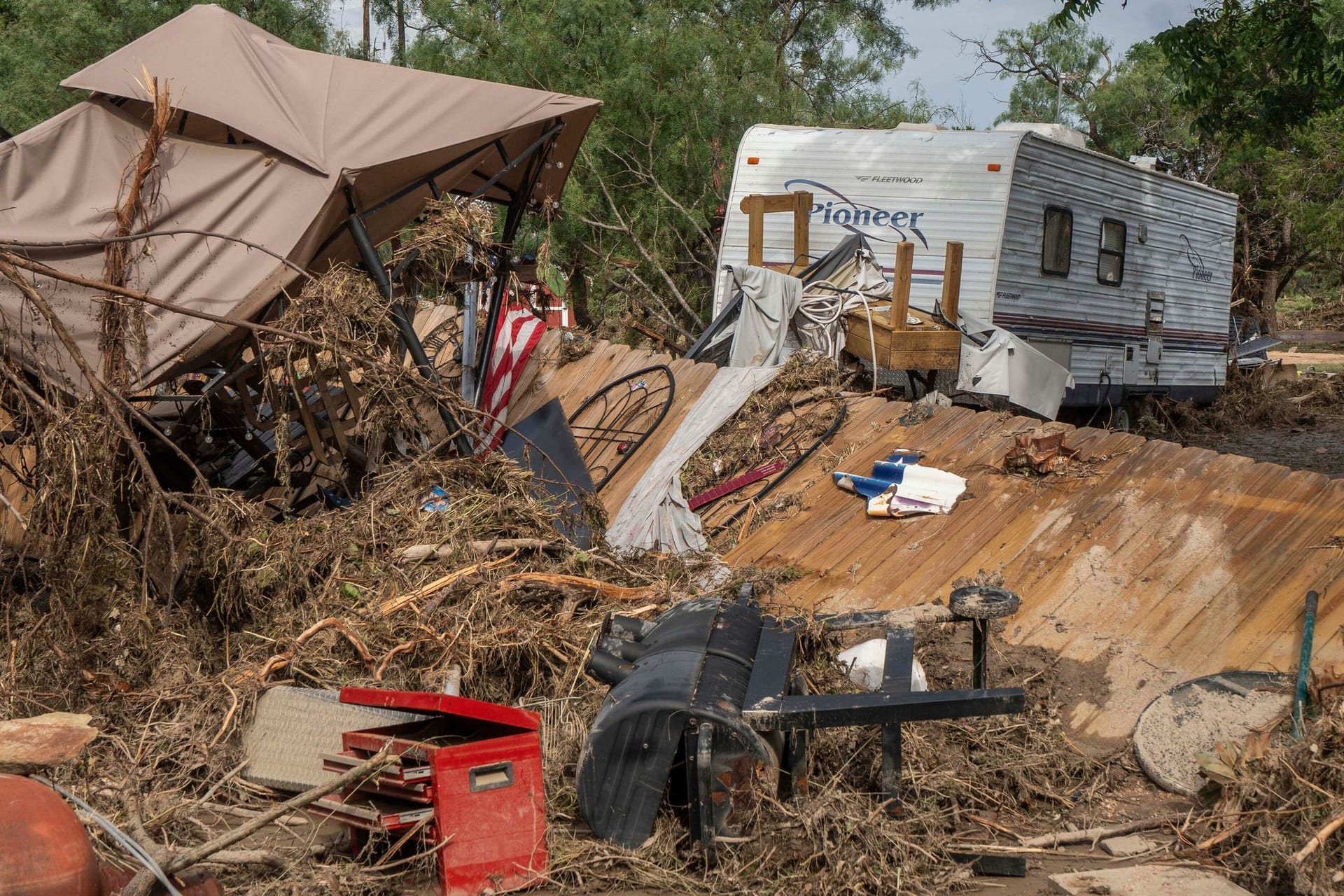 Nach der Sturzflut in Texas