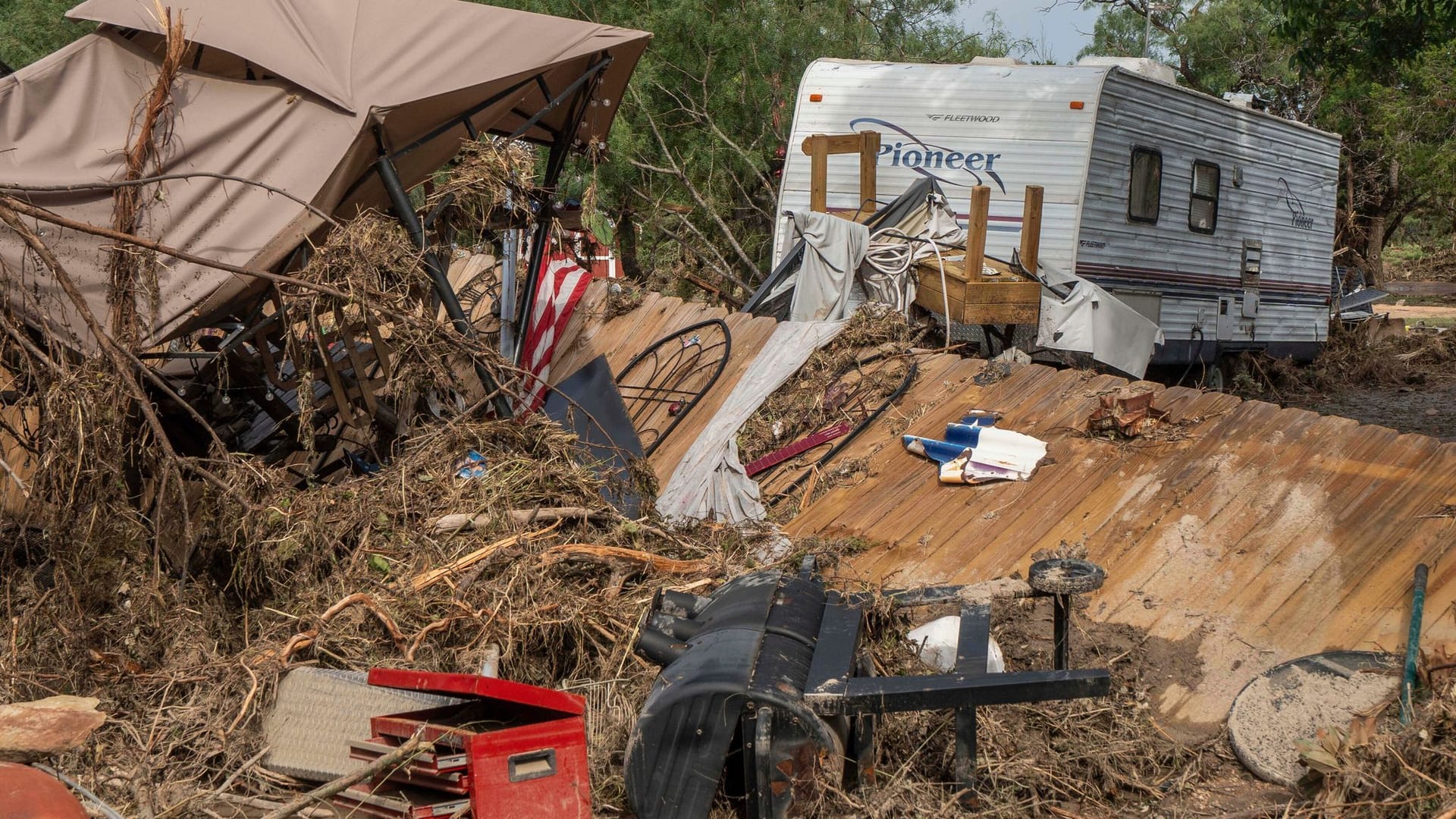 Nach der Sturzflut in Texas Nach der Sturzflut in Texas