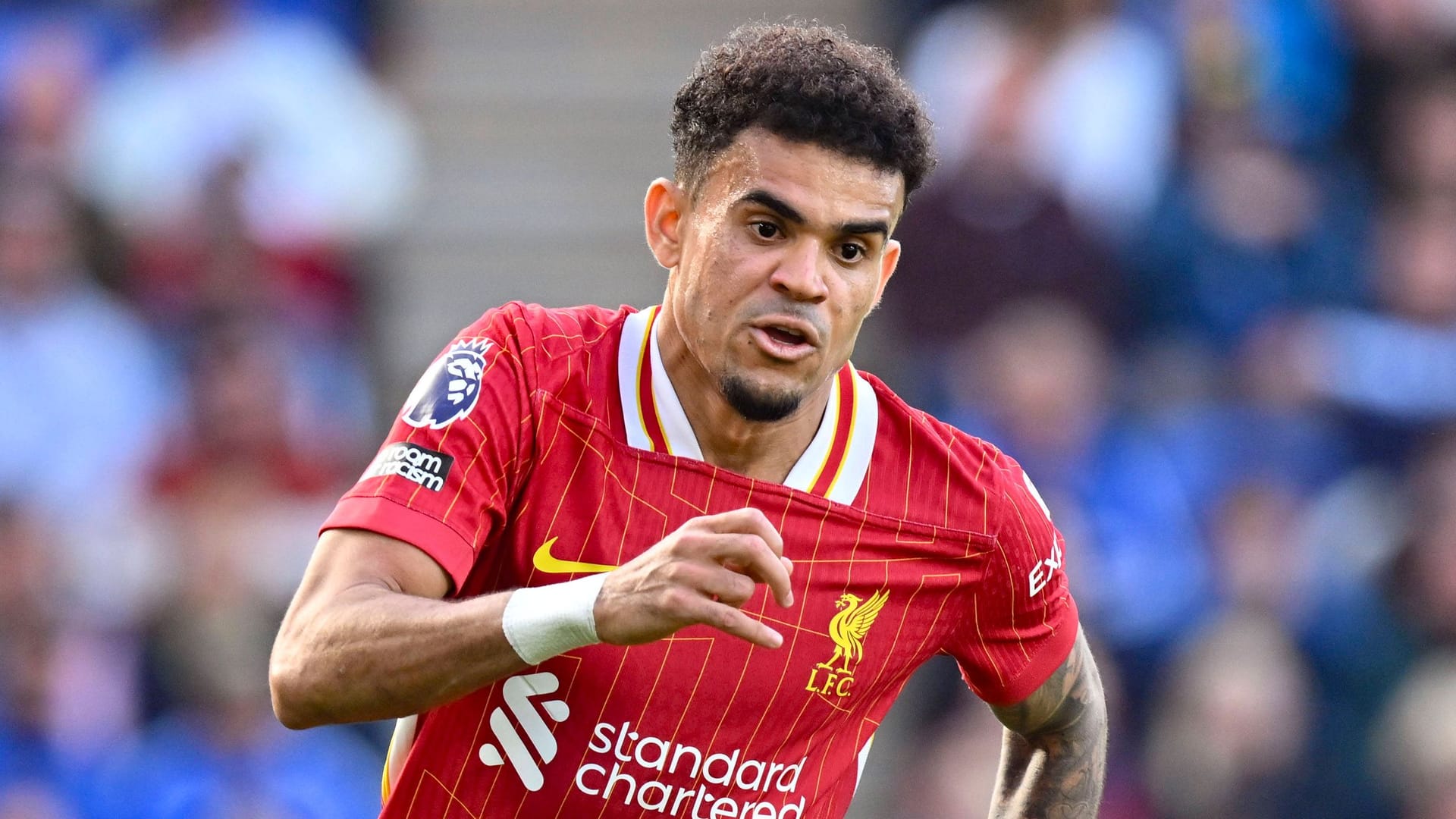Künftig wohl im roten Trikot der Bayern: Luis Díaz steht vor dem Wechsel aus Liverpool nach München.
