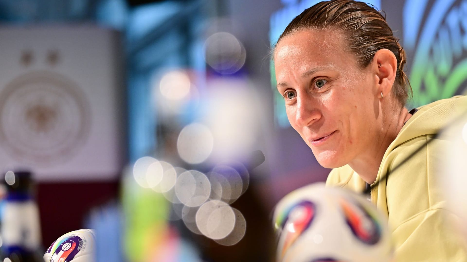Frauenfußball-EM - Pressekonferenz Deutschland Frauenfußball-EM - Pressekonferenz Deutschland