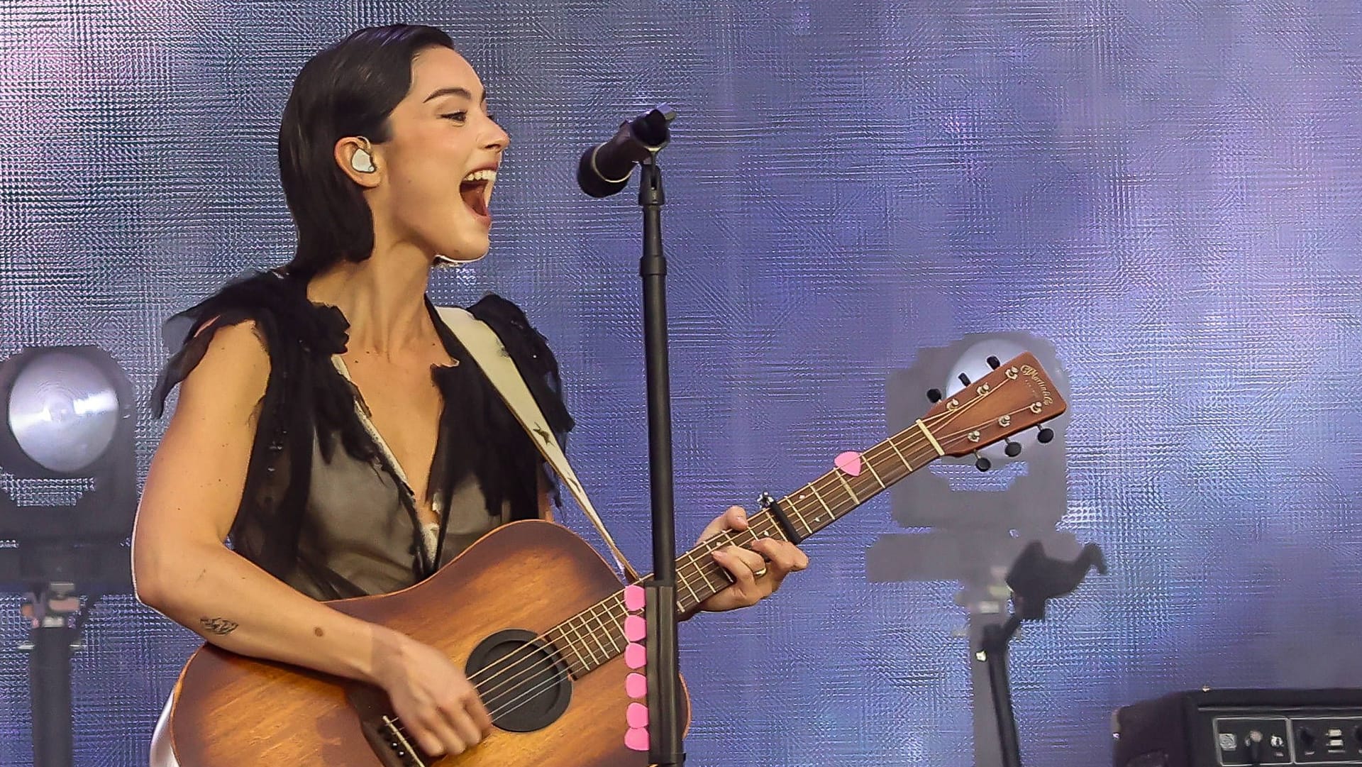 Konzert von Gracie Abrams: Beim Lollapalooza Berlin zog sie ein großes Publikum an.