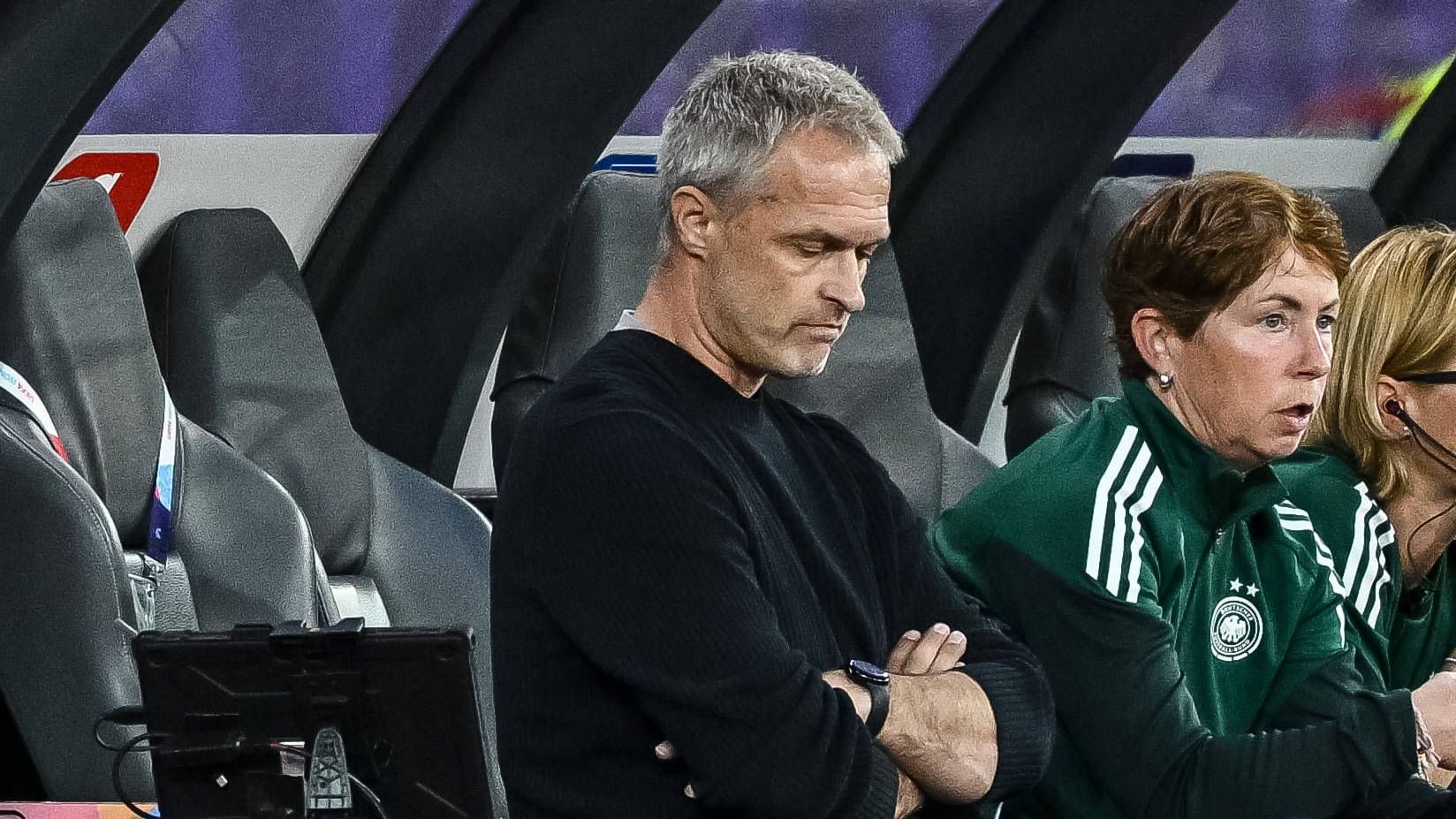 Frustriert: Bundestrainer der DFB-Frauen, Christian Wück.