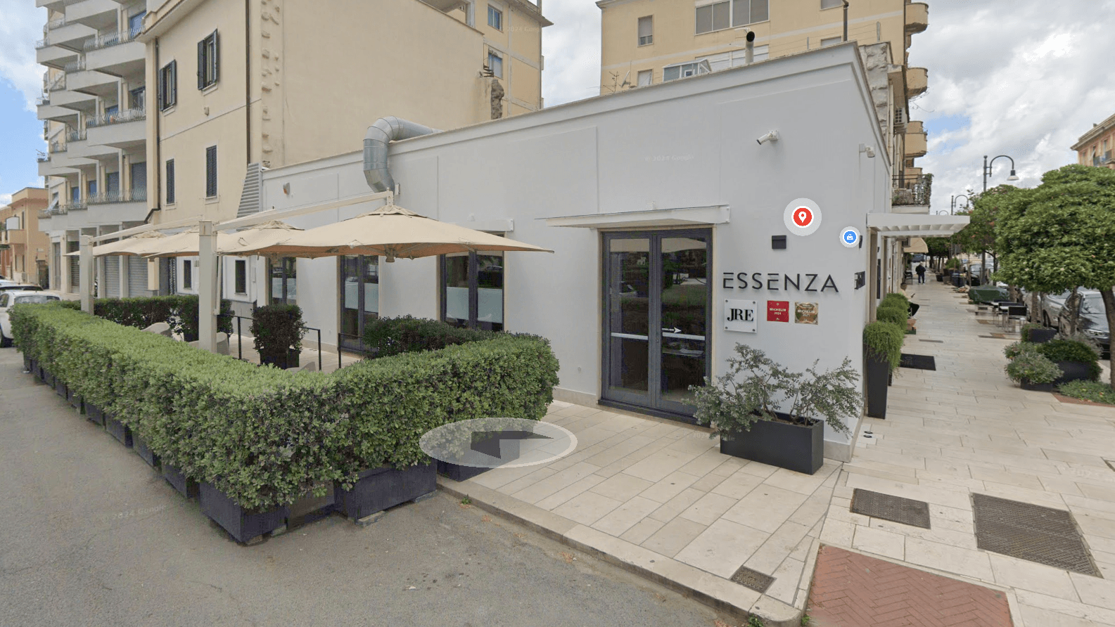 Das Sterne-Restaurant "Essenza" in Terracina (Archivbild): Am Montag stürzte plötzlich das Dach des Gebäudes ein.