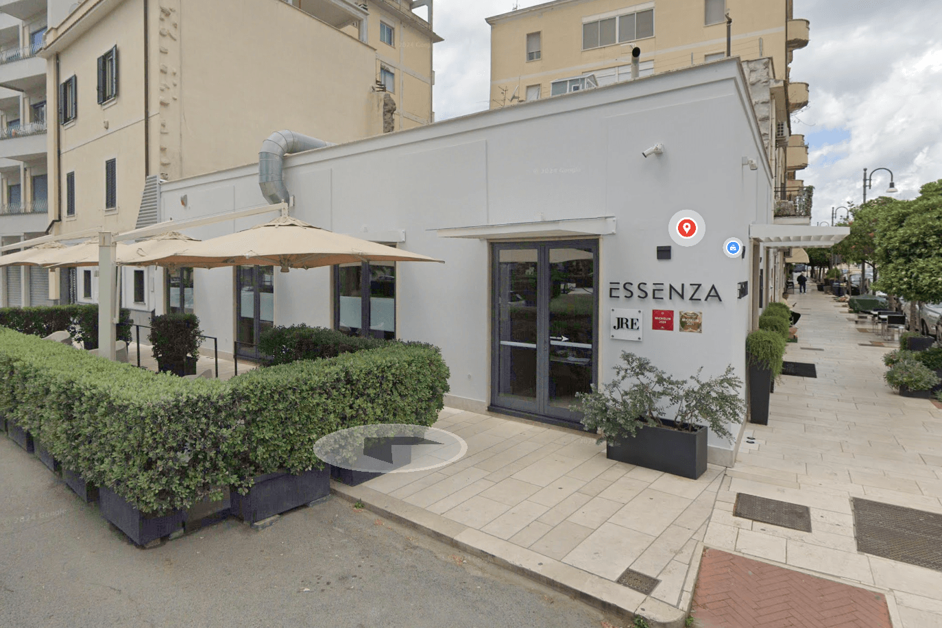 Das Sterne-Restaurant "Essenza" in Terracina (Archivbild): Am Montag stürzte plötzlich das Dach des Gebäudes ein.