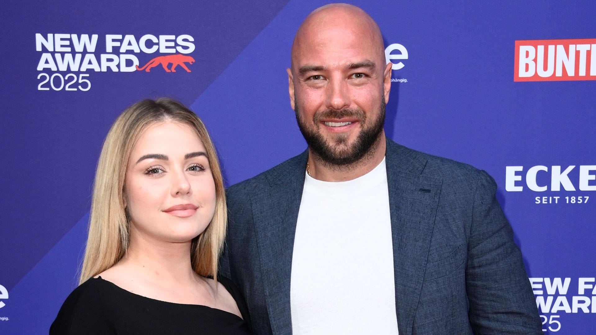 Kim Gloss mit Ehemann Alexander Beliaikin beim Bunte New Faces Award Style: Die beiden sind seit zehn Jahren ein Paar.