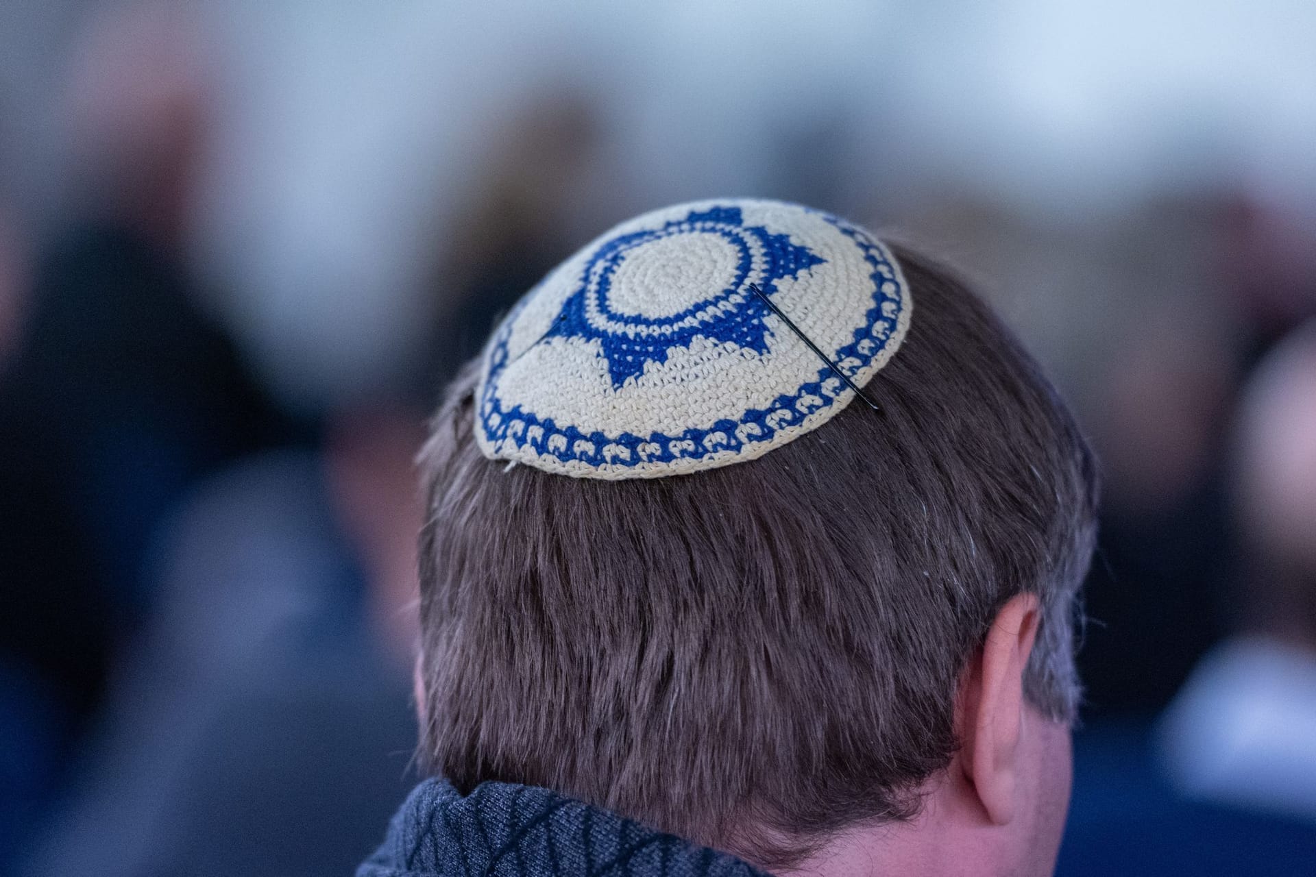 Mann mit Kippa