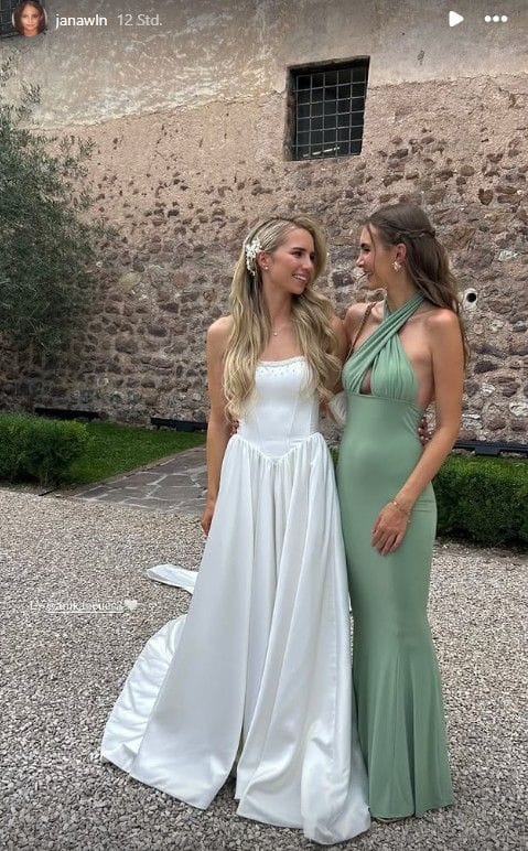 Anika Neuer mit Freundin Jana.