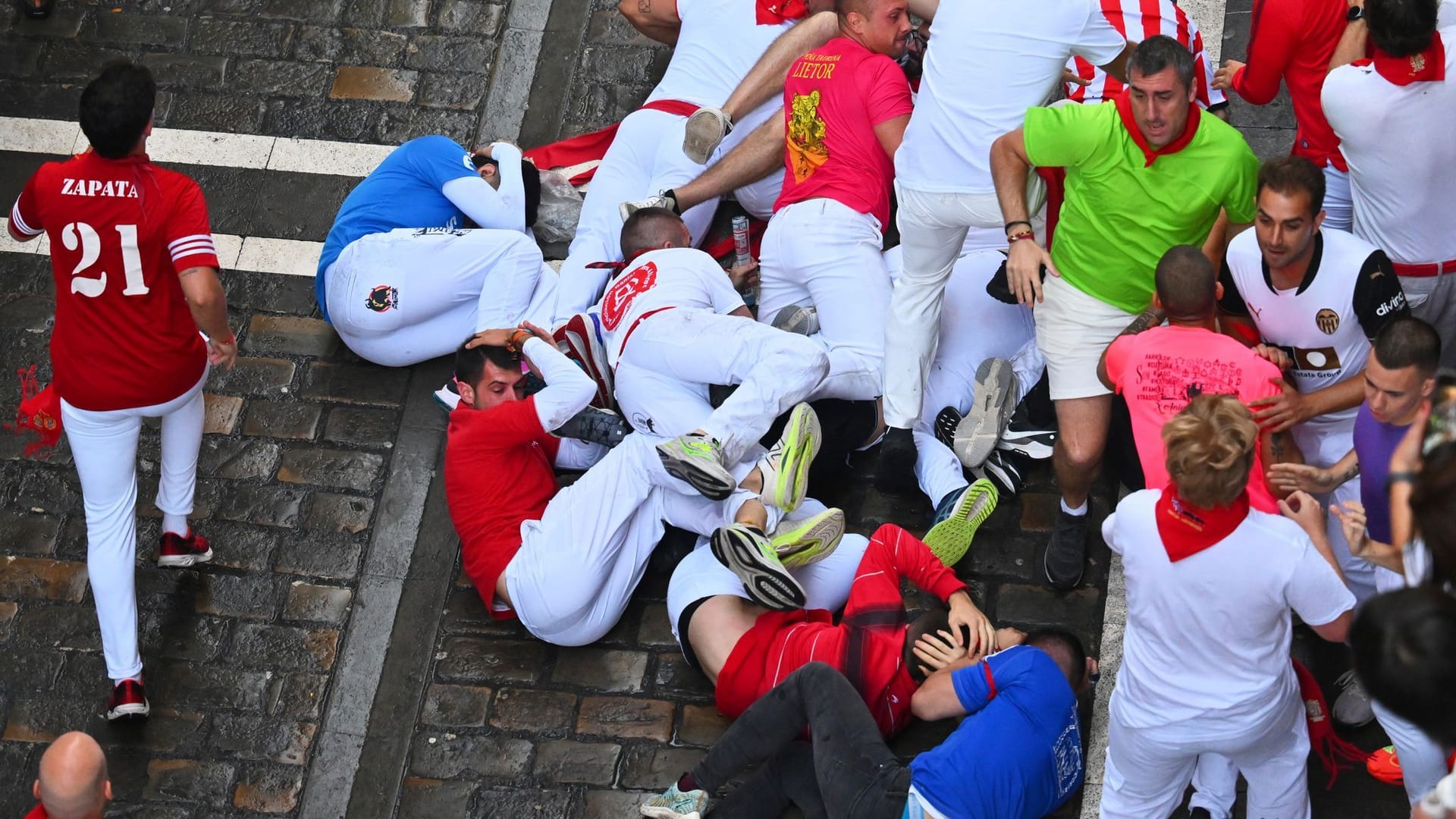 Stierlauf in Pamplona Stierlauf in Pamplona