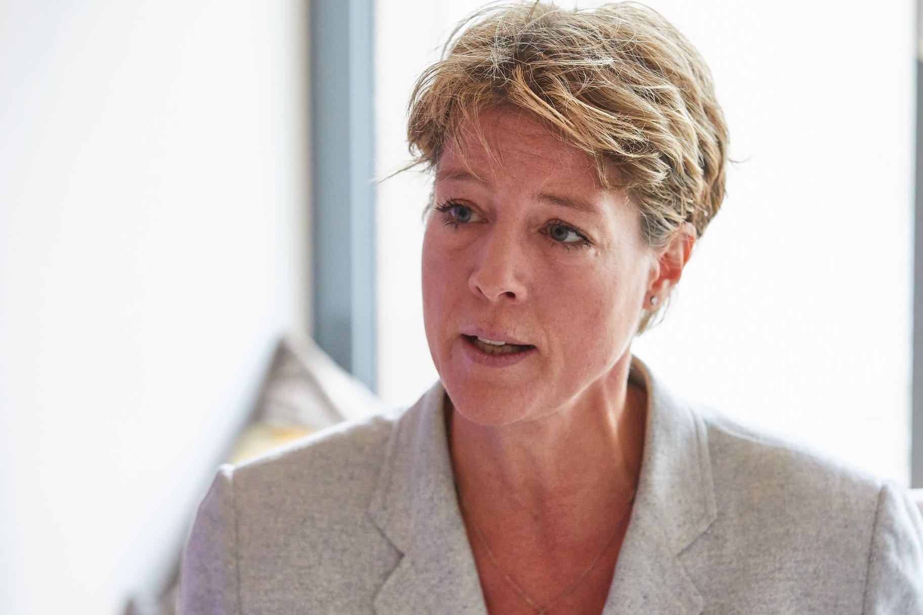 Christina Block aufgenommen bei einem Pressegespräch 2019 (Archivbild).