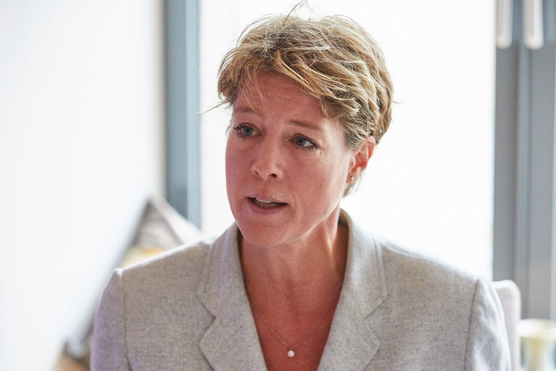 Christina Block aufgenommen bei einem Pressegespräch 2019 (Archivbild).