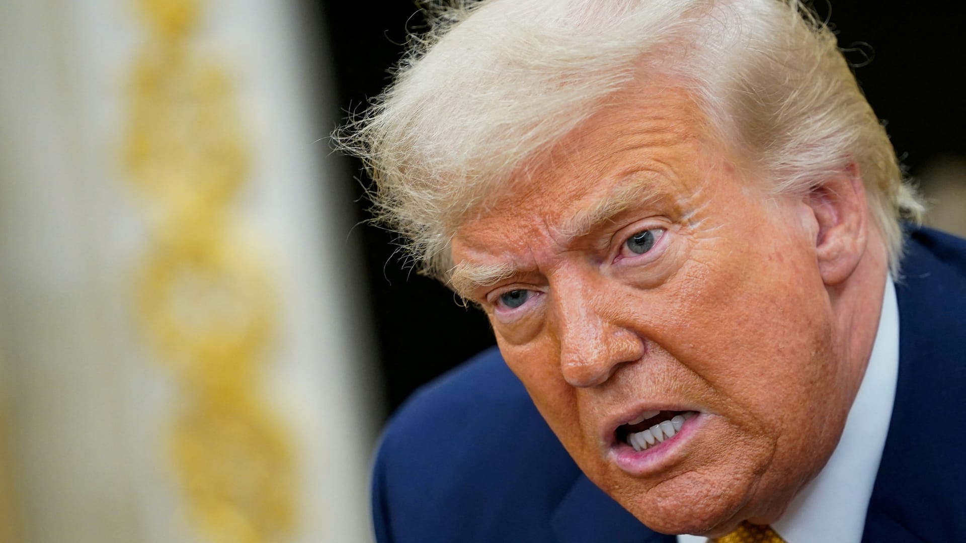 US-Präsident Donald Trump im Oval Office des Weißen Hauses: "Schwächlinge!"