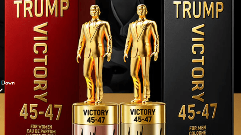 Trumps neue Parfumsorten: Der Präsident wirbt gerne für sich mit seinem Namen.