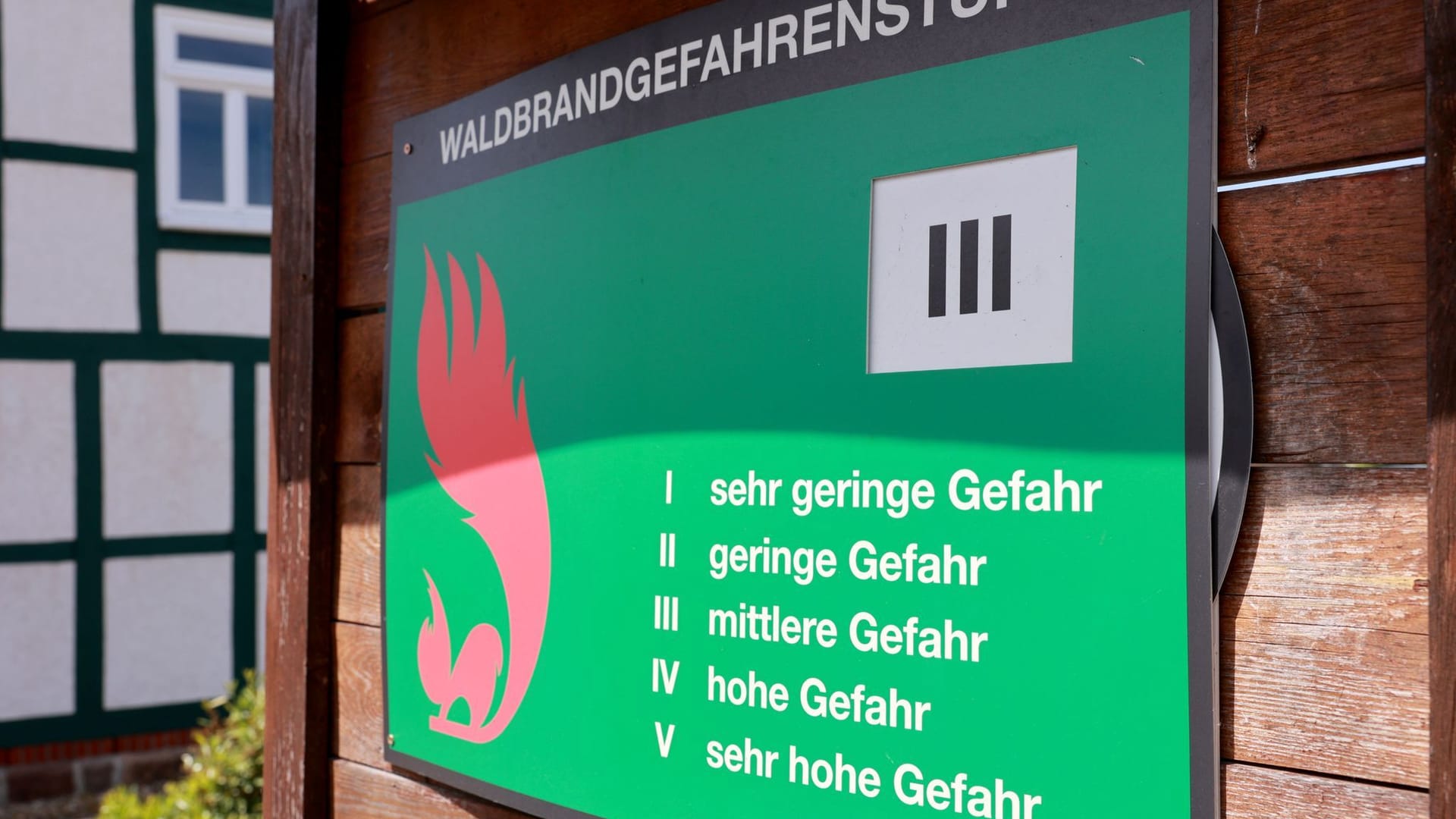 Waldbrandgefahr in Sachsen