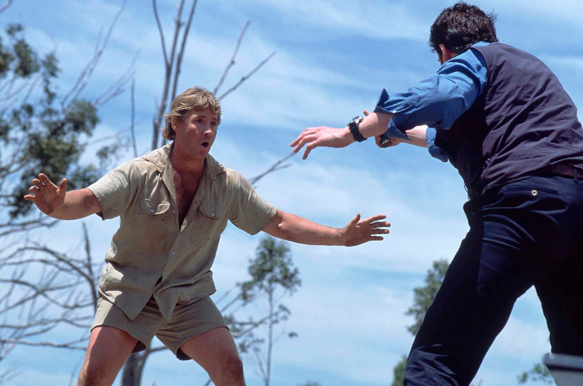 "The Crocodile Hunter": Steve Irwin trug meistens einen olivegrünen Zweiteiler.