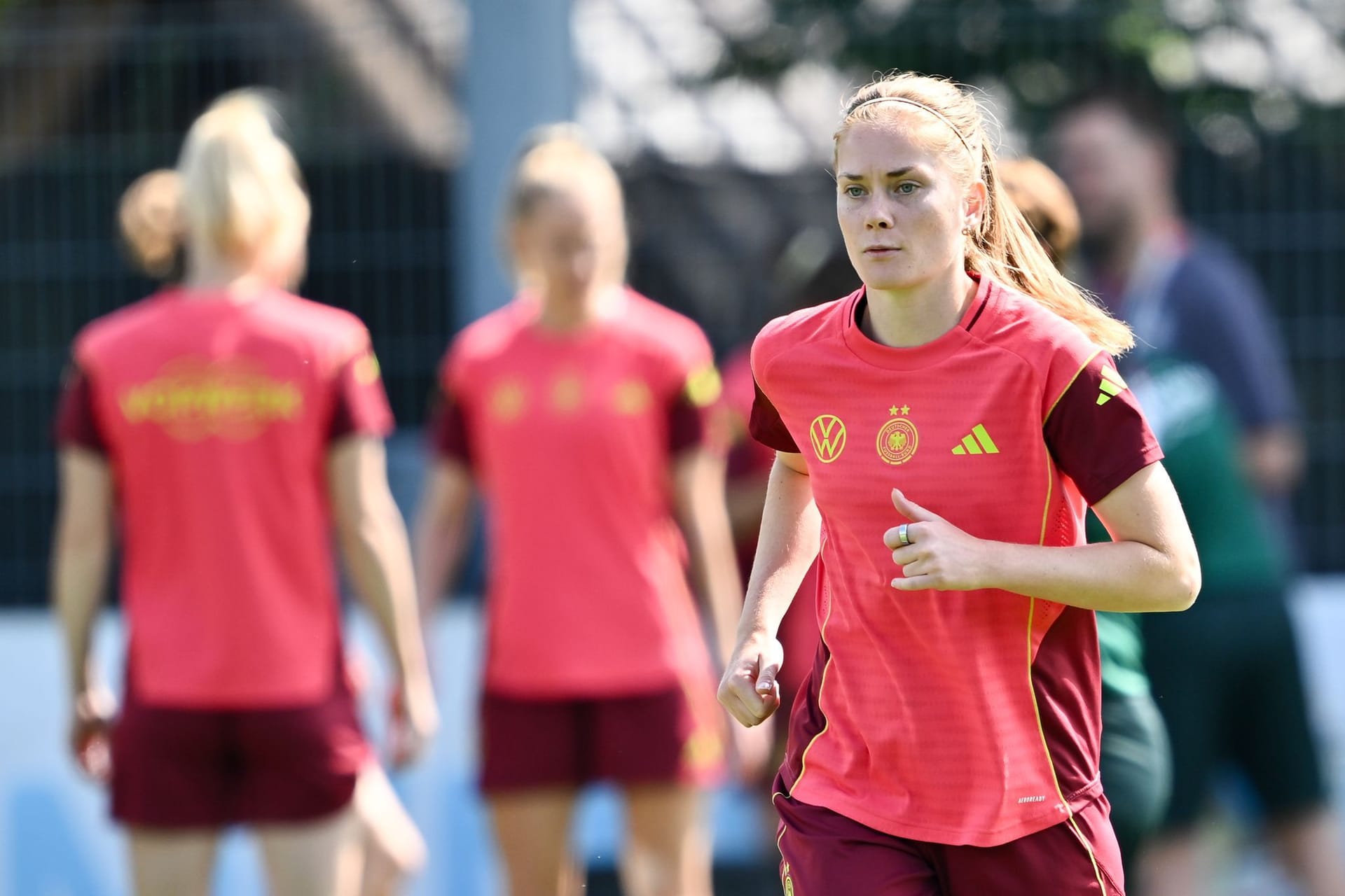 Frauenfußball-EM - Training Deutschland