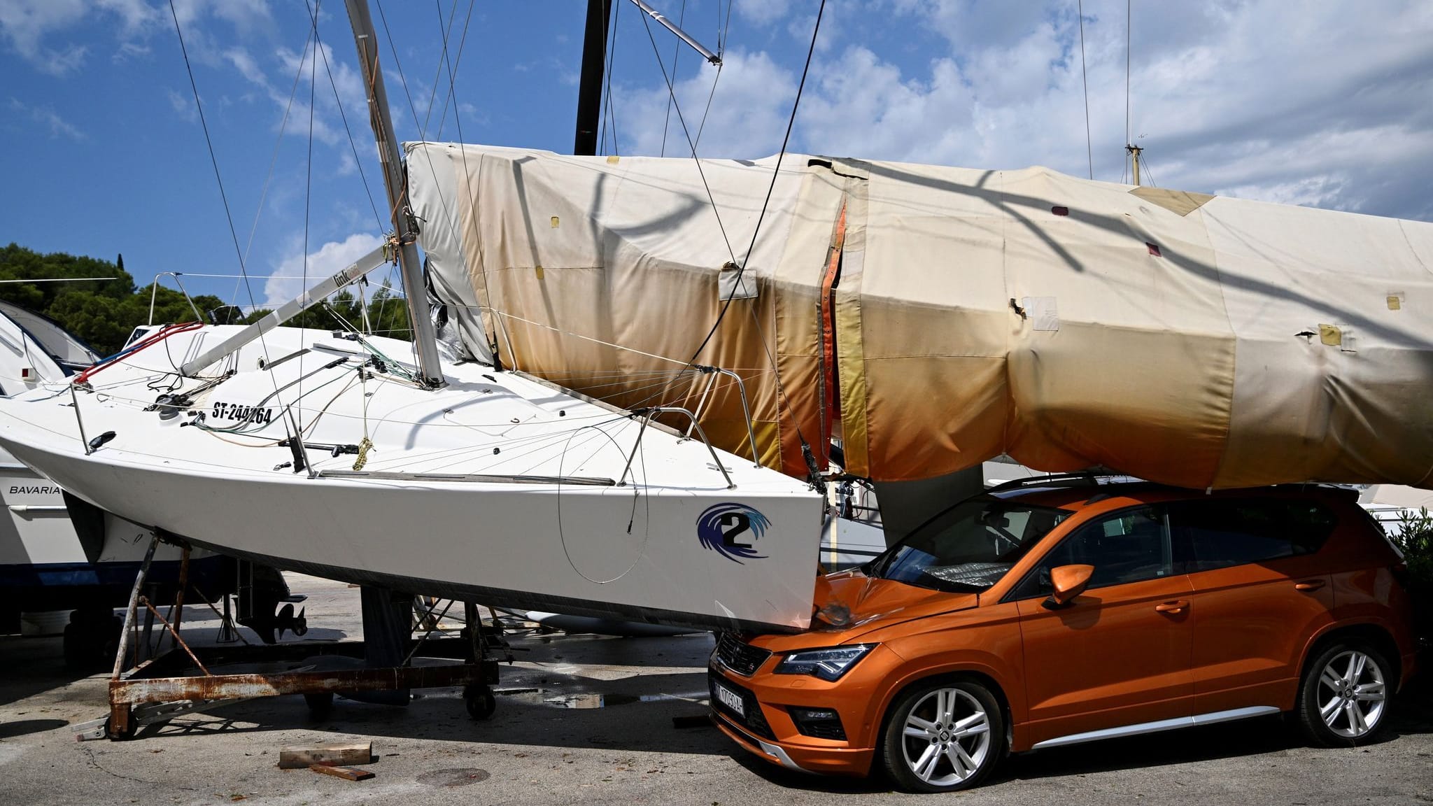 Unwetter in Kroatien