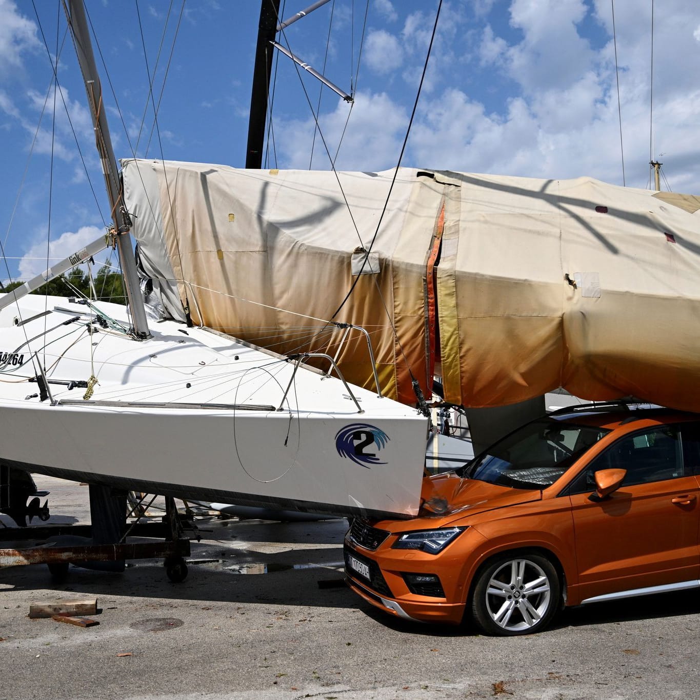 Unwetter in Kroatien