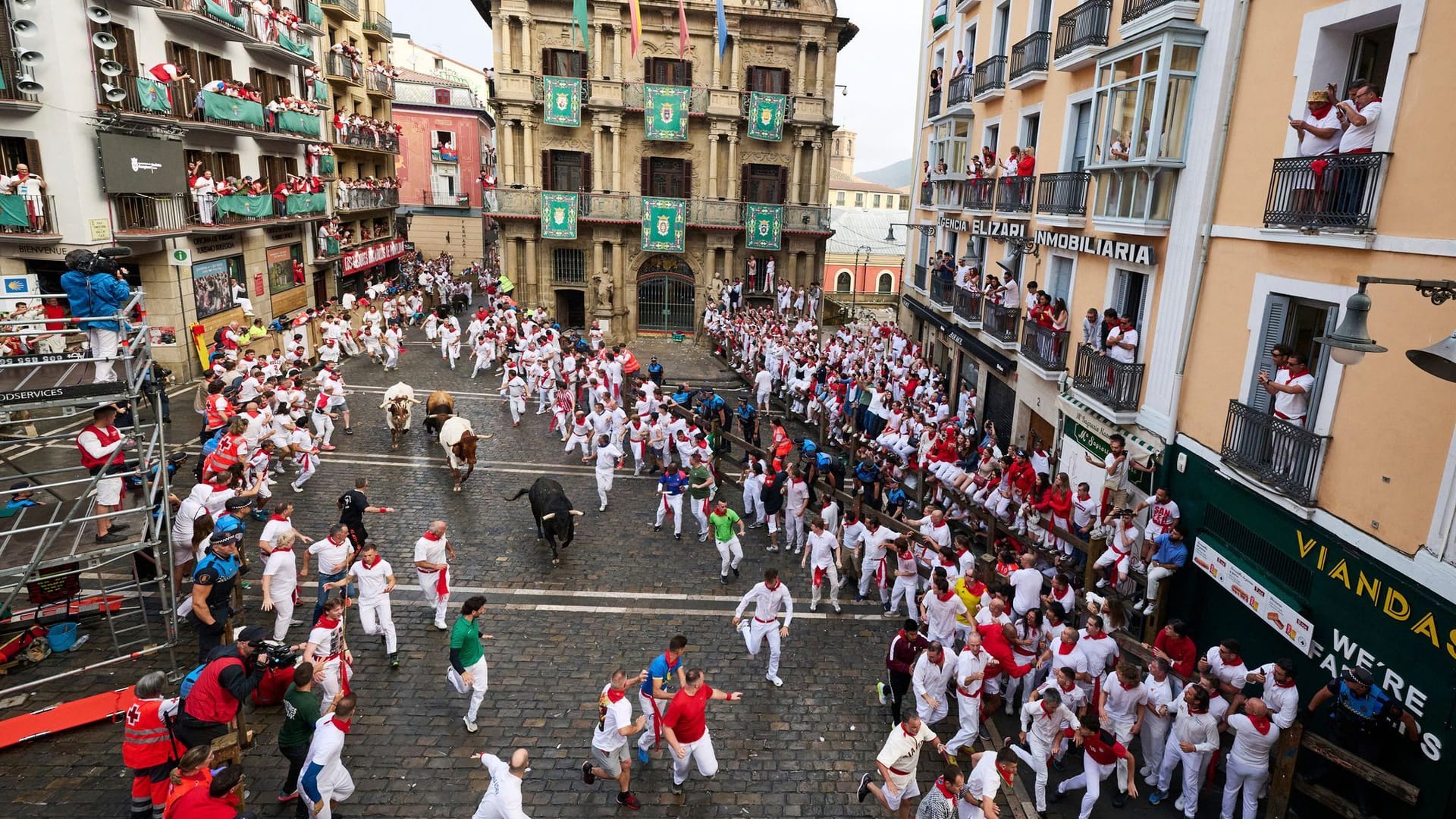 Stierlauf in Pamplona