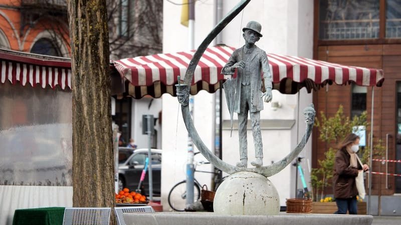 Karl-Valentin-Brunnen auf dem Viktualienmarkt: Es fehlt vor allem an Lagermöglichkeiten, Aufenthaltsbereichen für Mitarbeiter und an Toiletten.