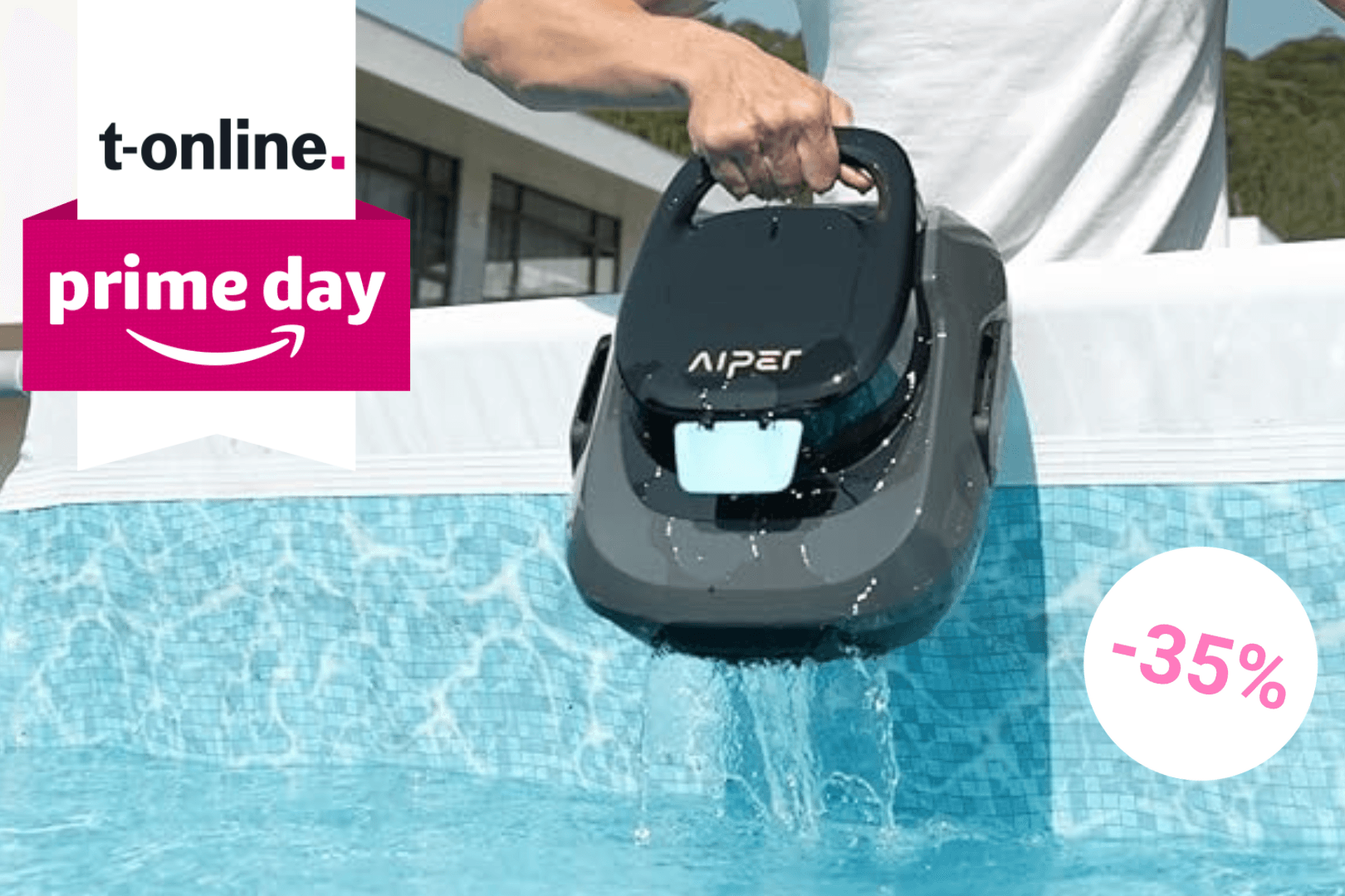 Poolroboter im Angebot: Amazon reduziert den Scuba SE von Aiper auf Tiefstpreis.