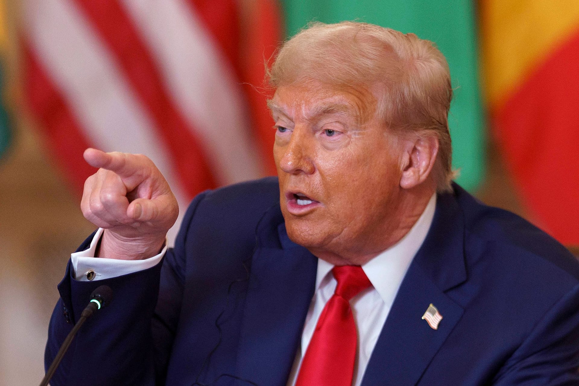 Donald Trump empfing führende Politiker afrikanischer Staaten im Weißen Haus.