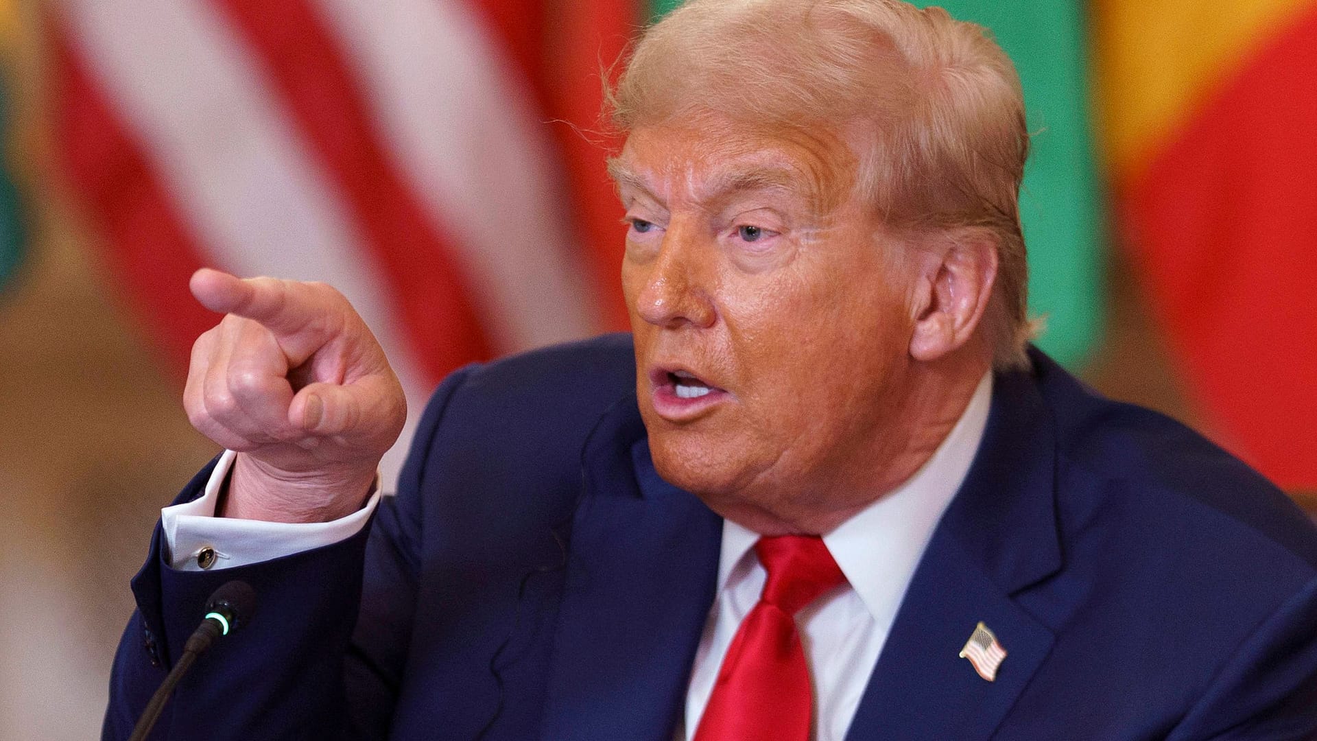 Donald Trump empfing führende Politiker afrikanischer Staaten im Weißen Haus.